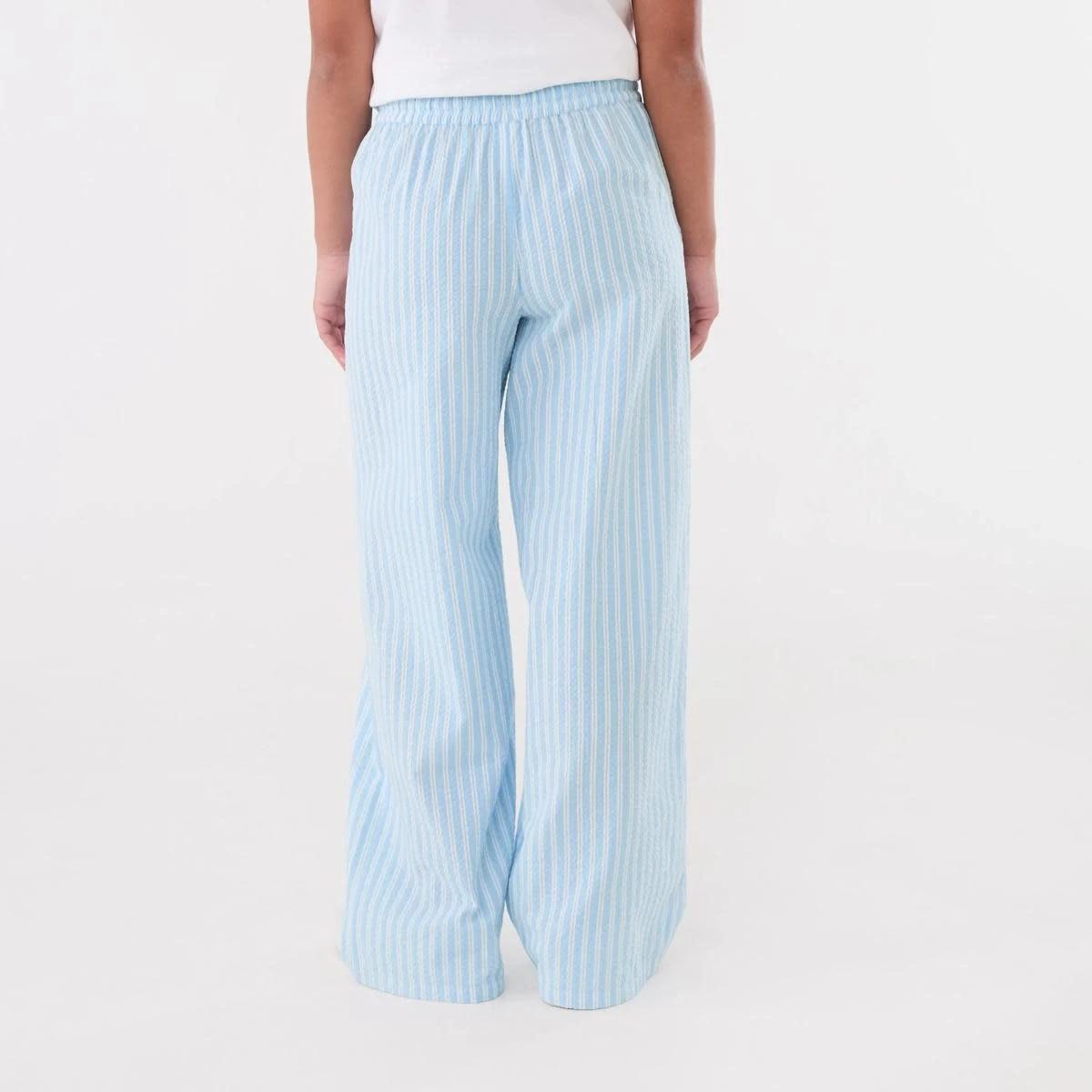 2 Stripe Wide Leg Pants LIGHT BLUE SEERSUCKER STRIPE, 2 of 5