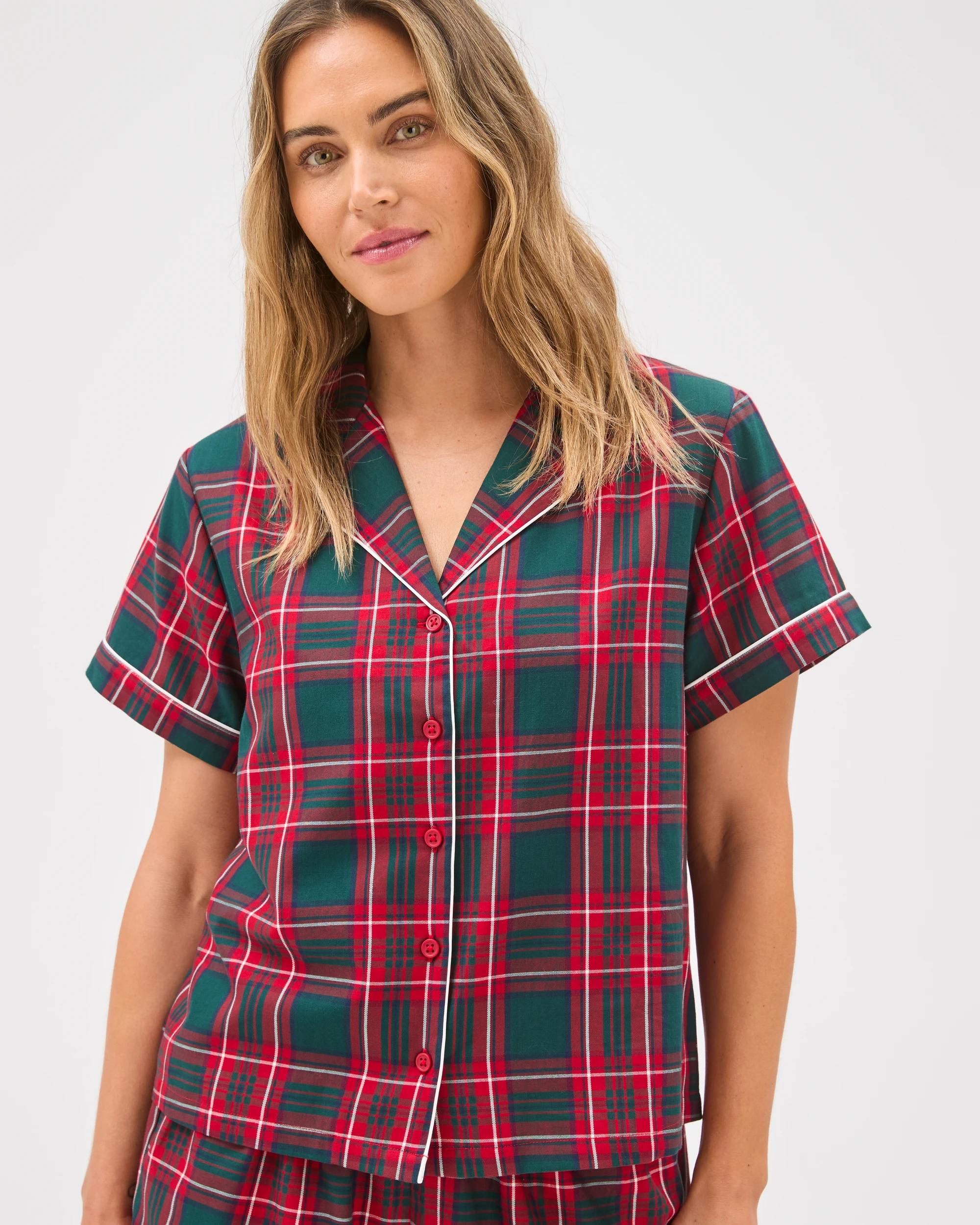 3 Target Woman Family Matching Christmas Australian Cotton Womens Pyjama Set - Tartan TARTAN, 3 of 7