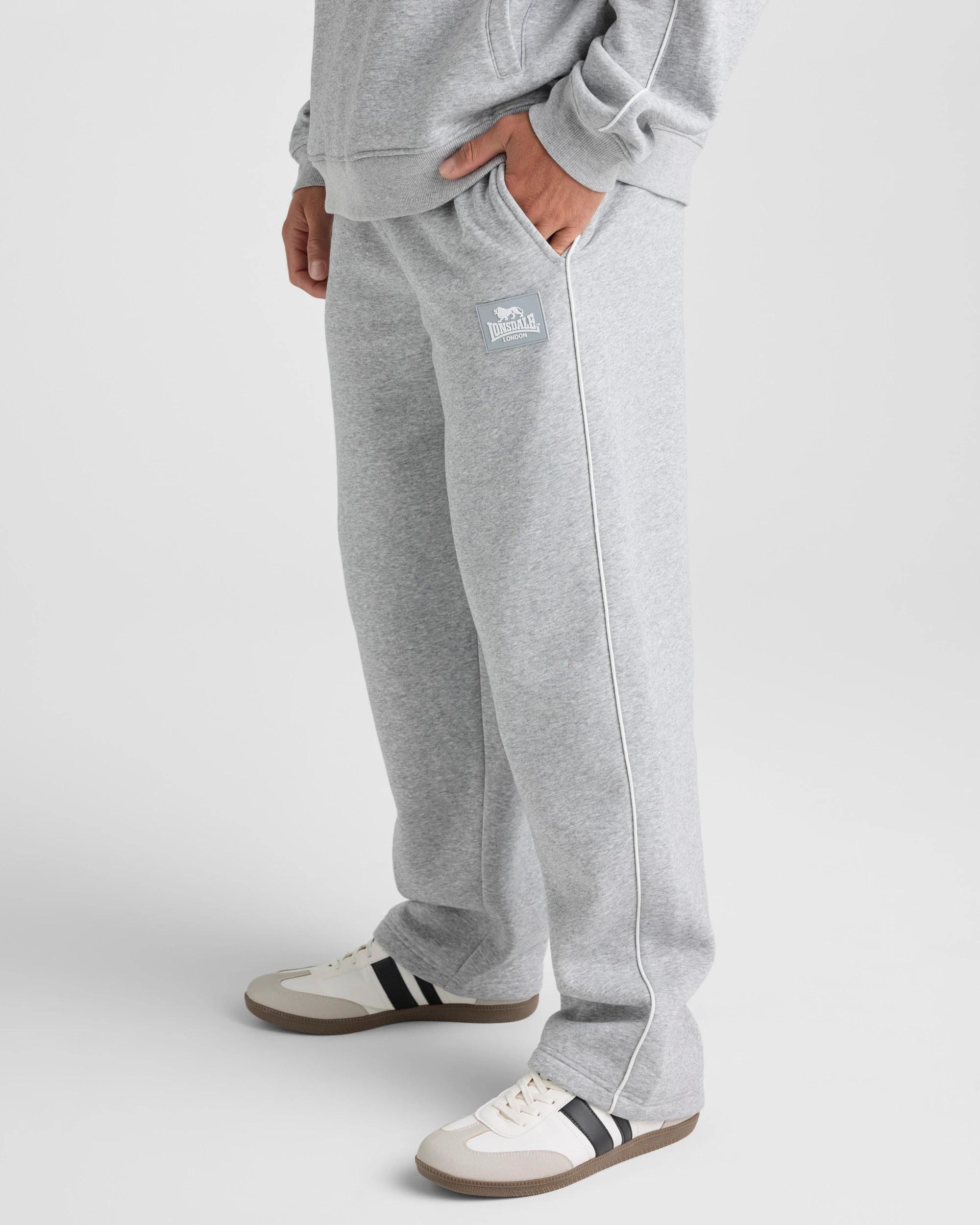 1 Lonsdale London Sport Straight Leg Track Pant GREY, 1 of 4