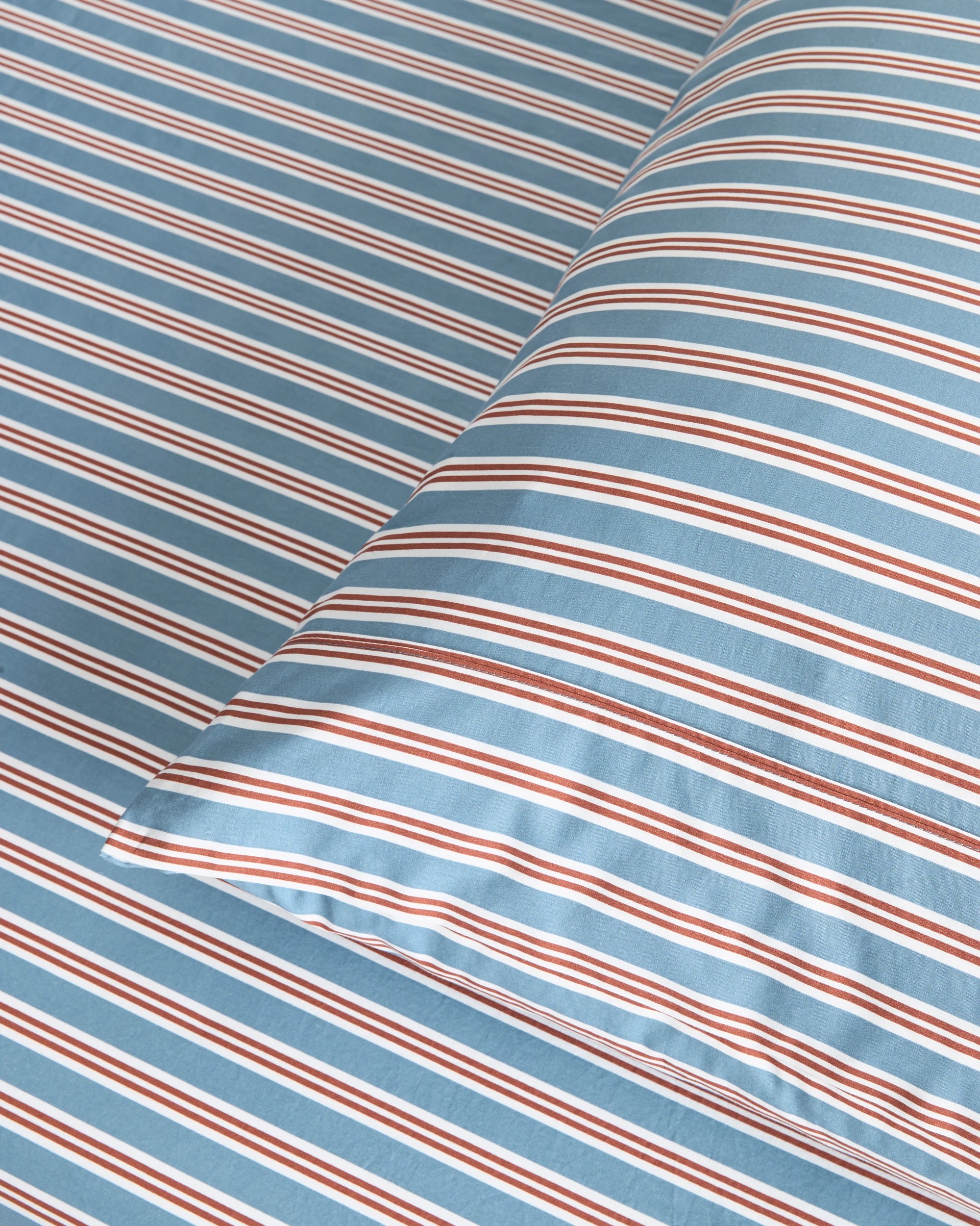2 Target Elio Stripe Australian Cotton Fitted Sheet Set - King Single Bed - Blue, 2 of 5