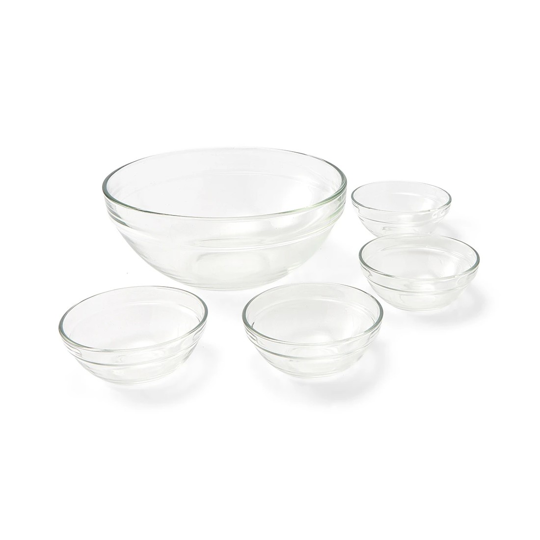 2 Set of 5 Glass Mixing and Prep Bowls, 2 of 10