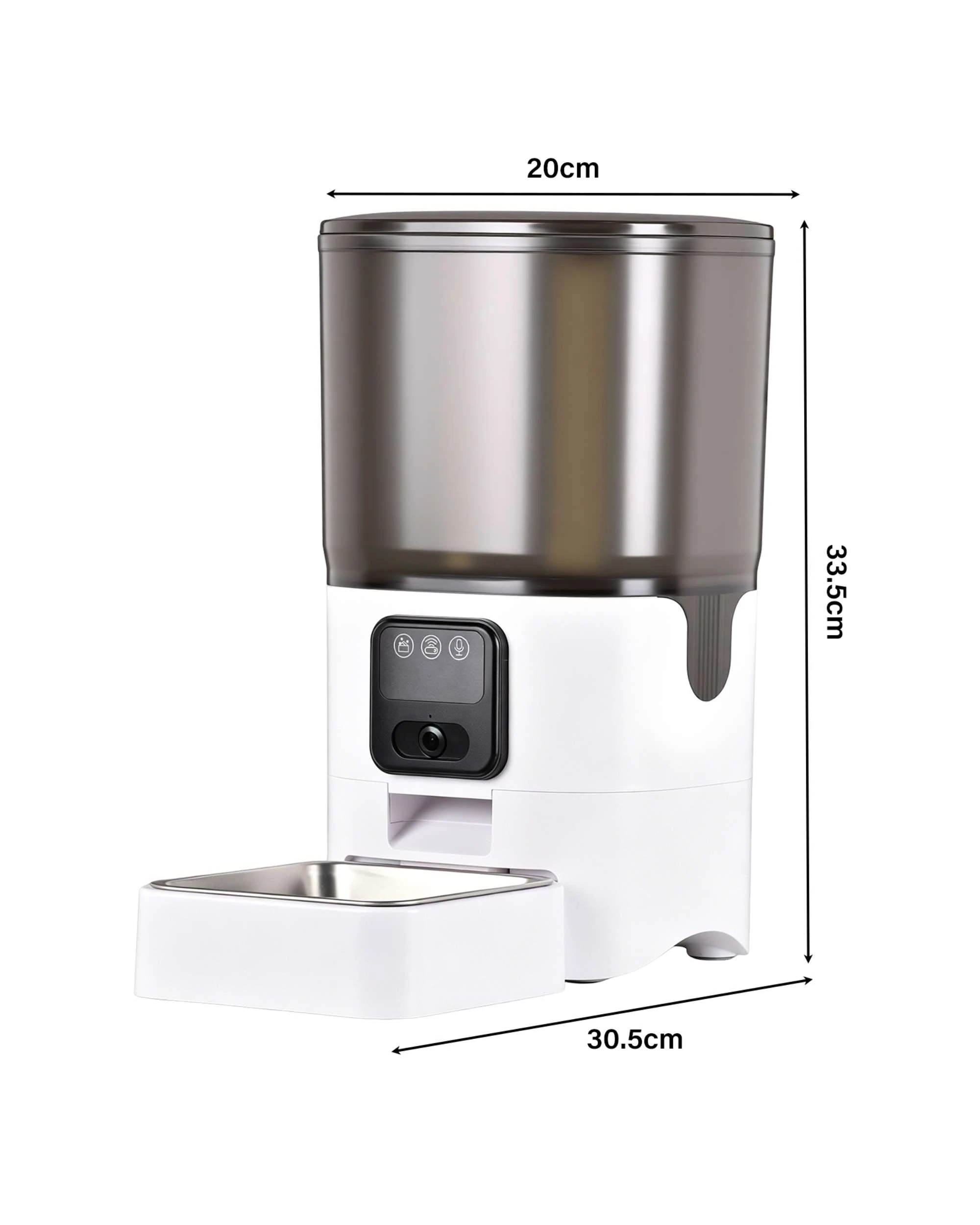 6 Advwin 6L Automatic Pet Feeder with Camera Smart Cat Feeder, 6 of 6