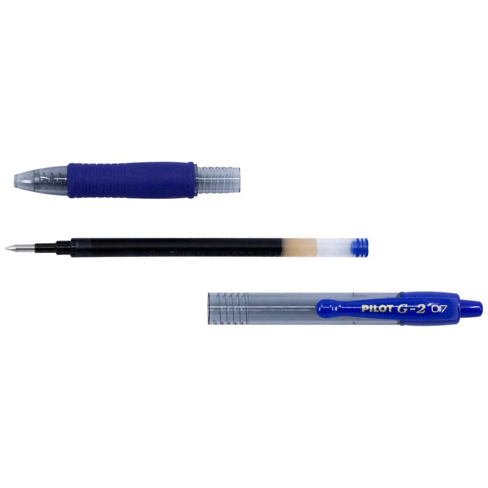 4 PILOT G2 Retractable Gel Pen Fine 0.7mm Blue 4 Pack, 4 of 8