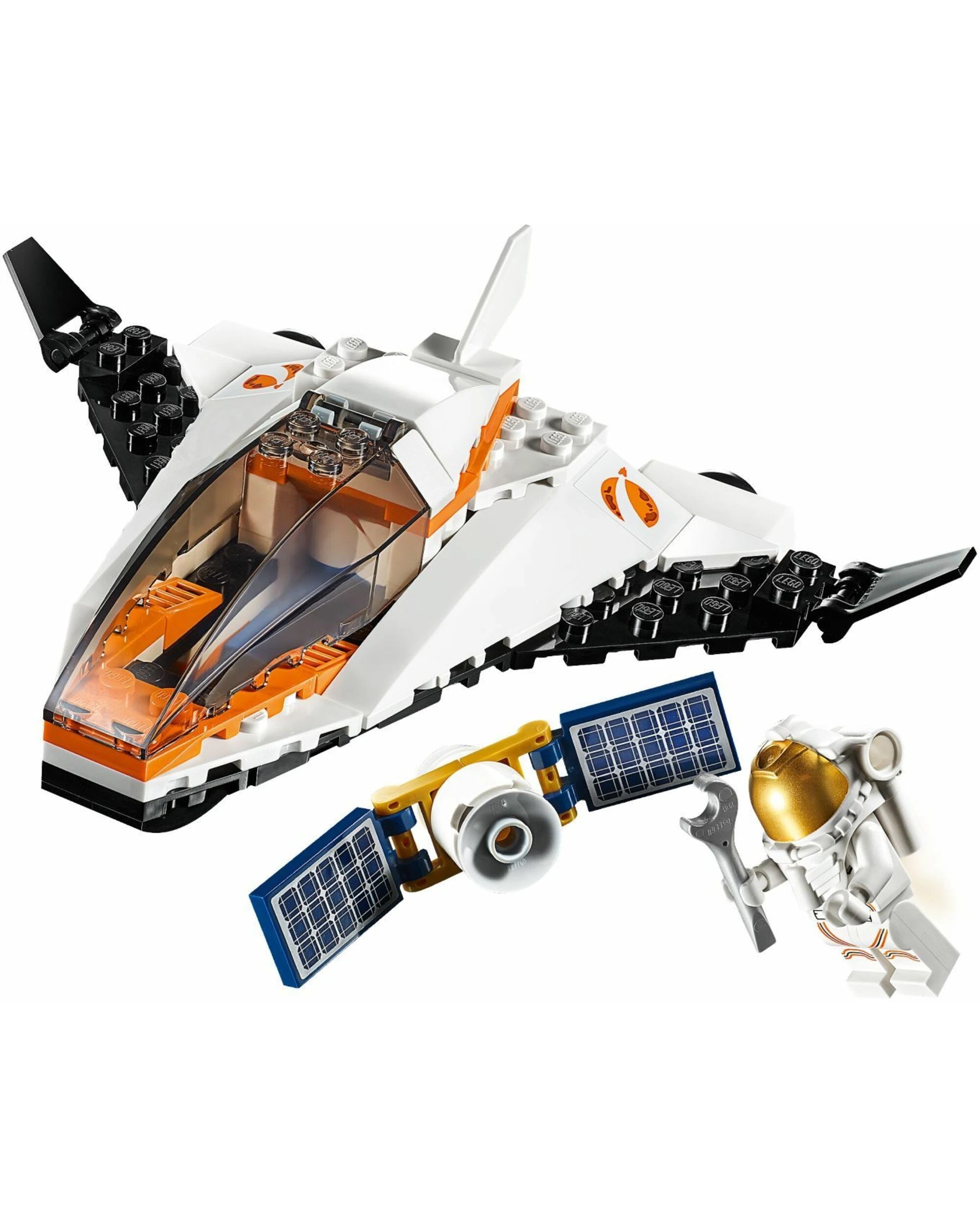 2 LEGO 60224 Satellite Service Mission Space Shuttle Toy, 2 of 4