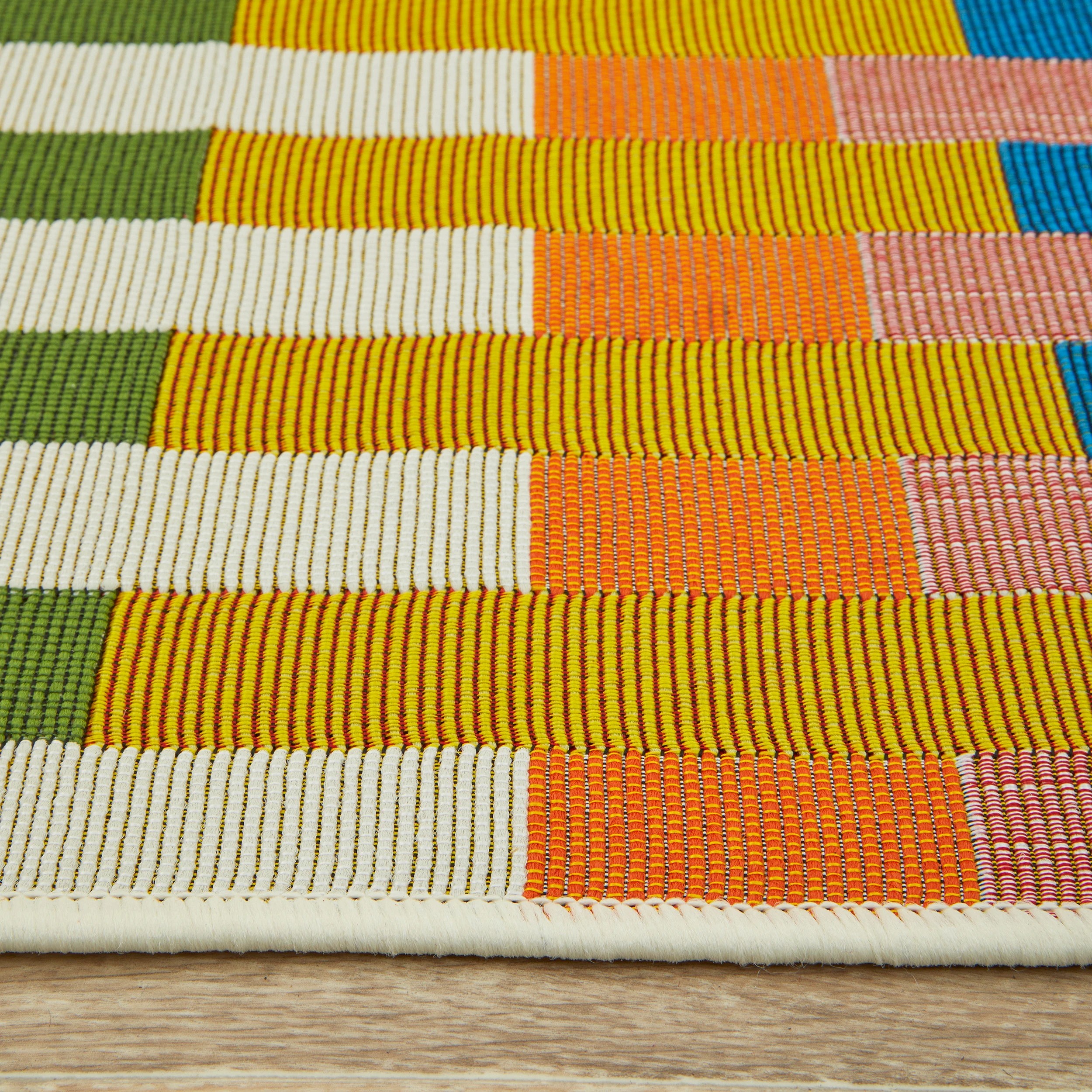5 Common Ground Rugs Horizon Dante 200x80cm - Small Outdoor Rug - Multi, 5 of 7