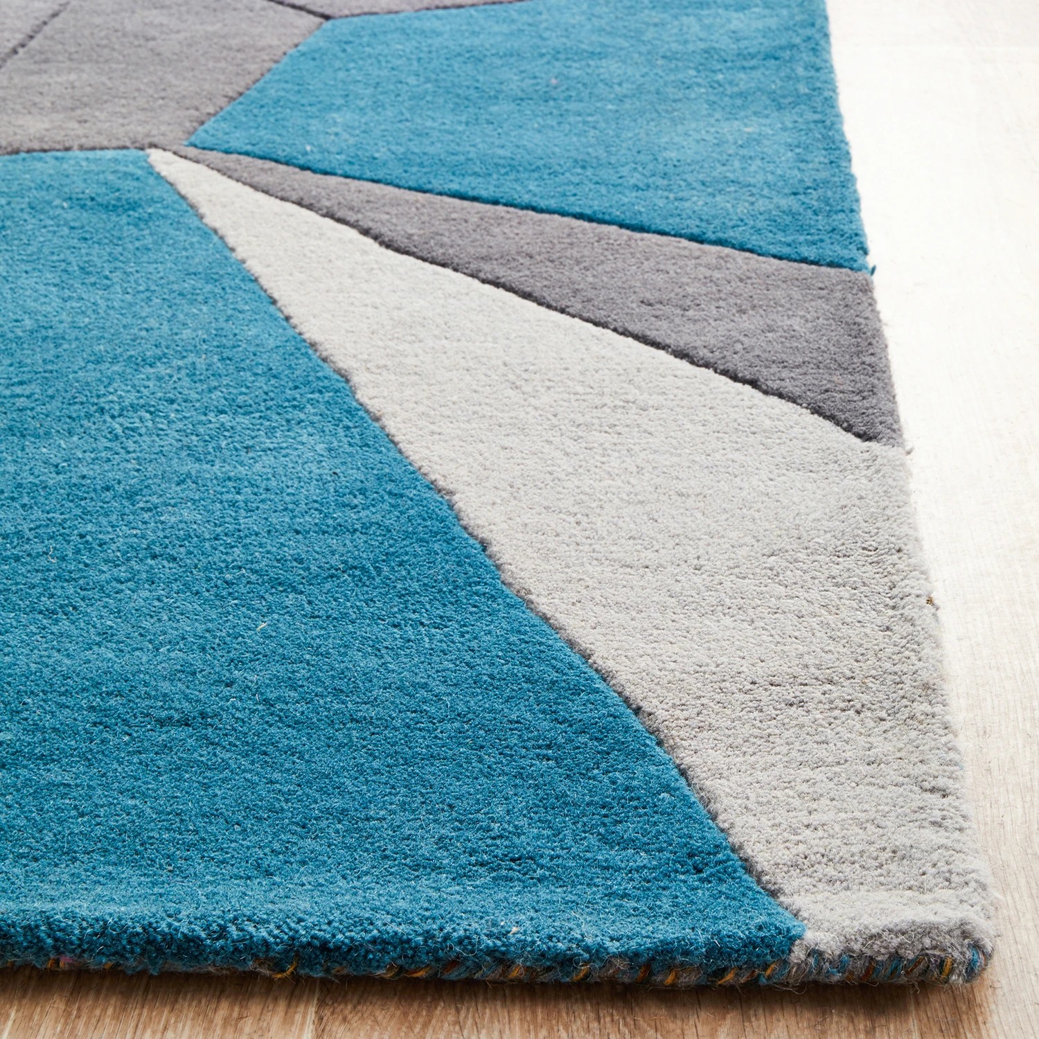 6 Common Ground Rugs Jye 902 300x80cm Runner - Medium Hand Tufted Wool Rug - Multi, 6 of 7