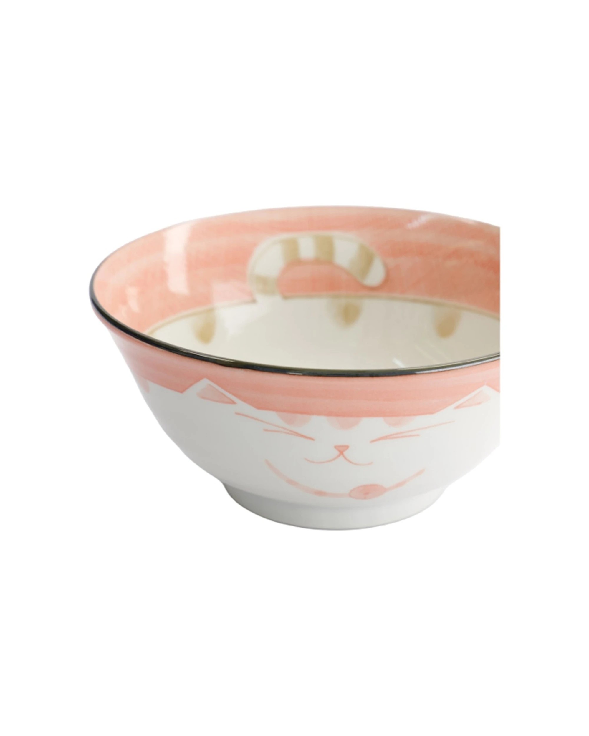 2 Tokyo Design 2PK Kawaii Neko Cat Tayo Bowl 15x7cm Japanese-Inspired Tableware - Pink, 2 of 4