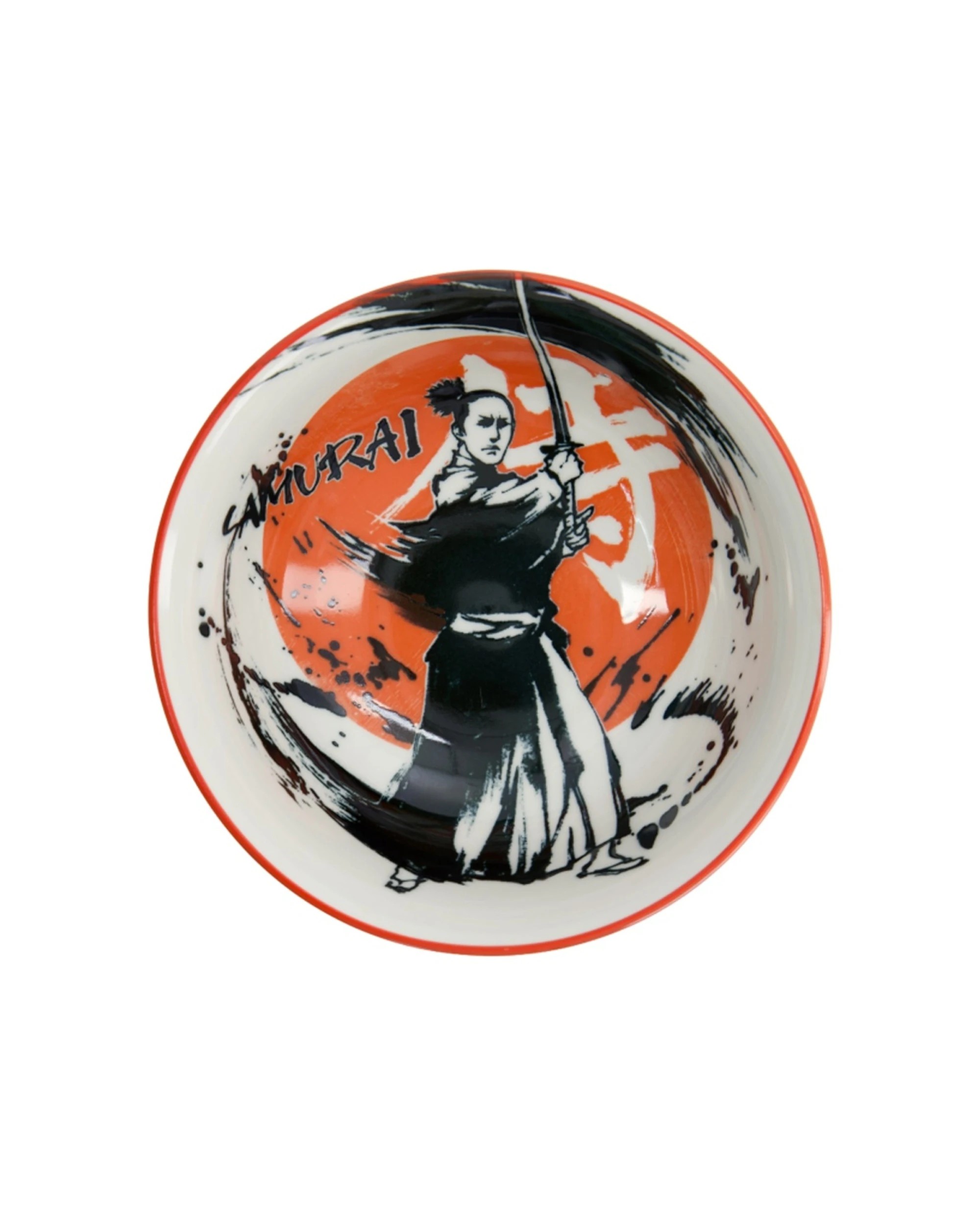 1 Tokyo Design Asakusa Bowl Japanese Inspired Ceramic Dinnerware Samurai 20.5cm - Multi, 1 of 3