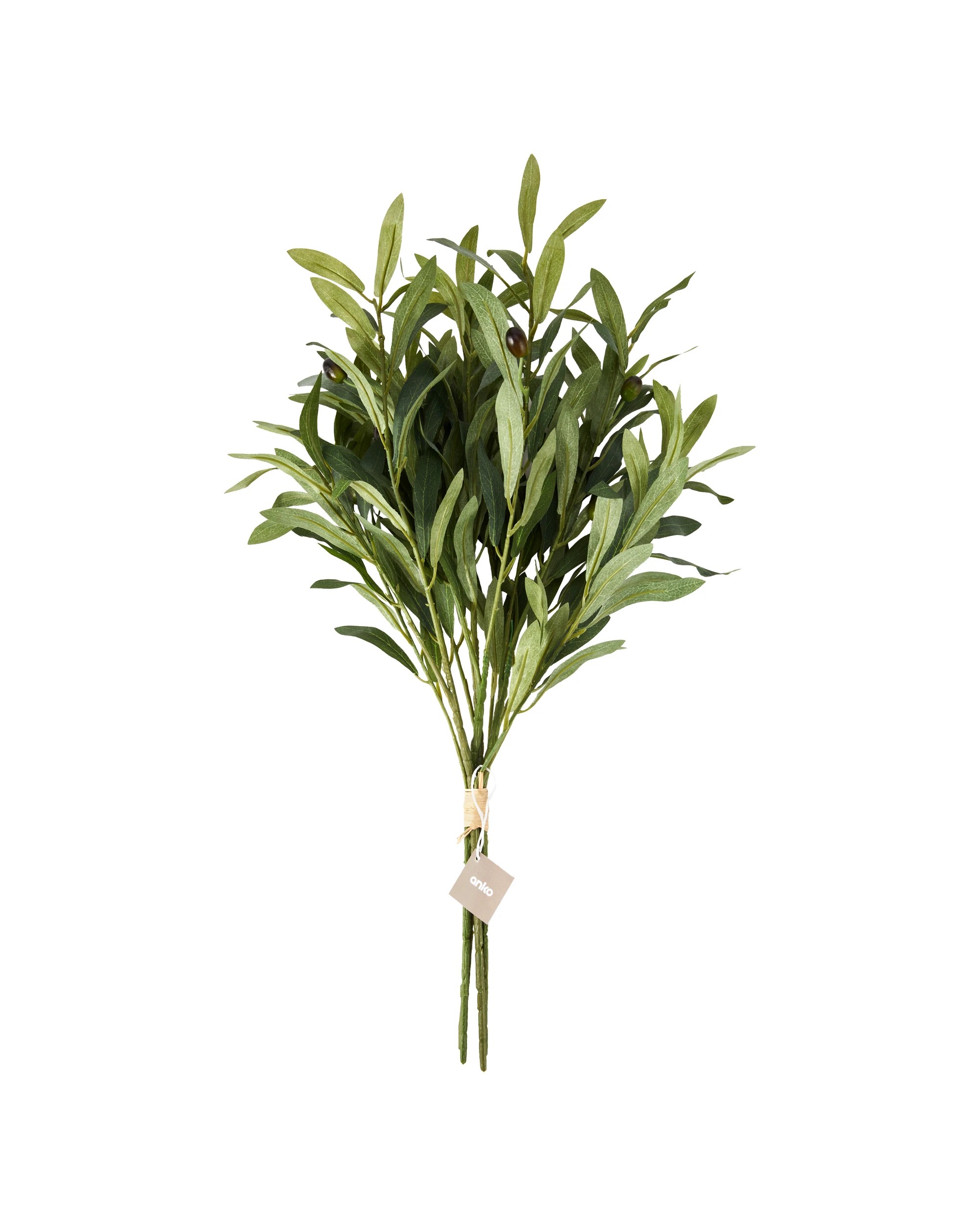 5 Artificial Olive Stem Bunch, 5 of 5