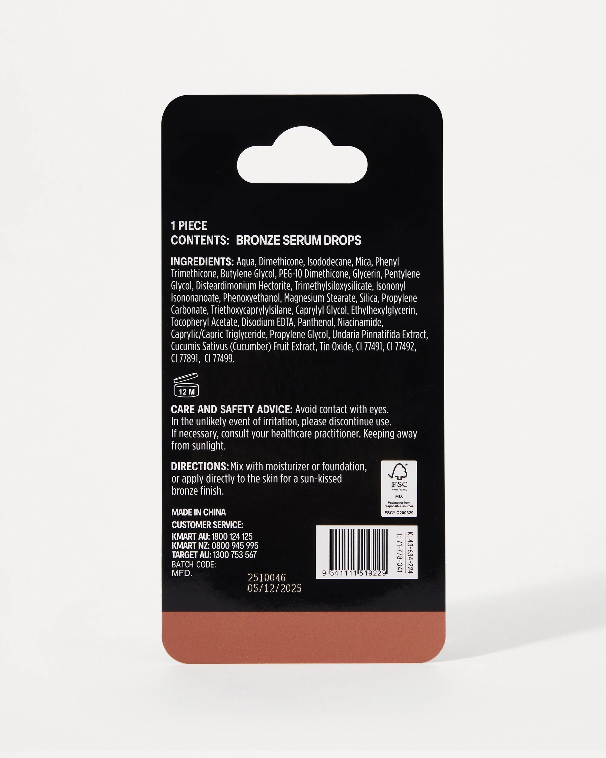 6 OXX Cosmetics Bronze Serum Drops - Golden Hour, 6 of 6