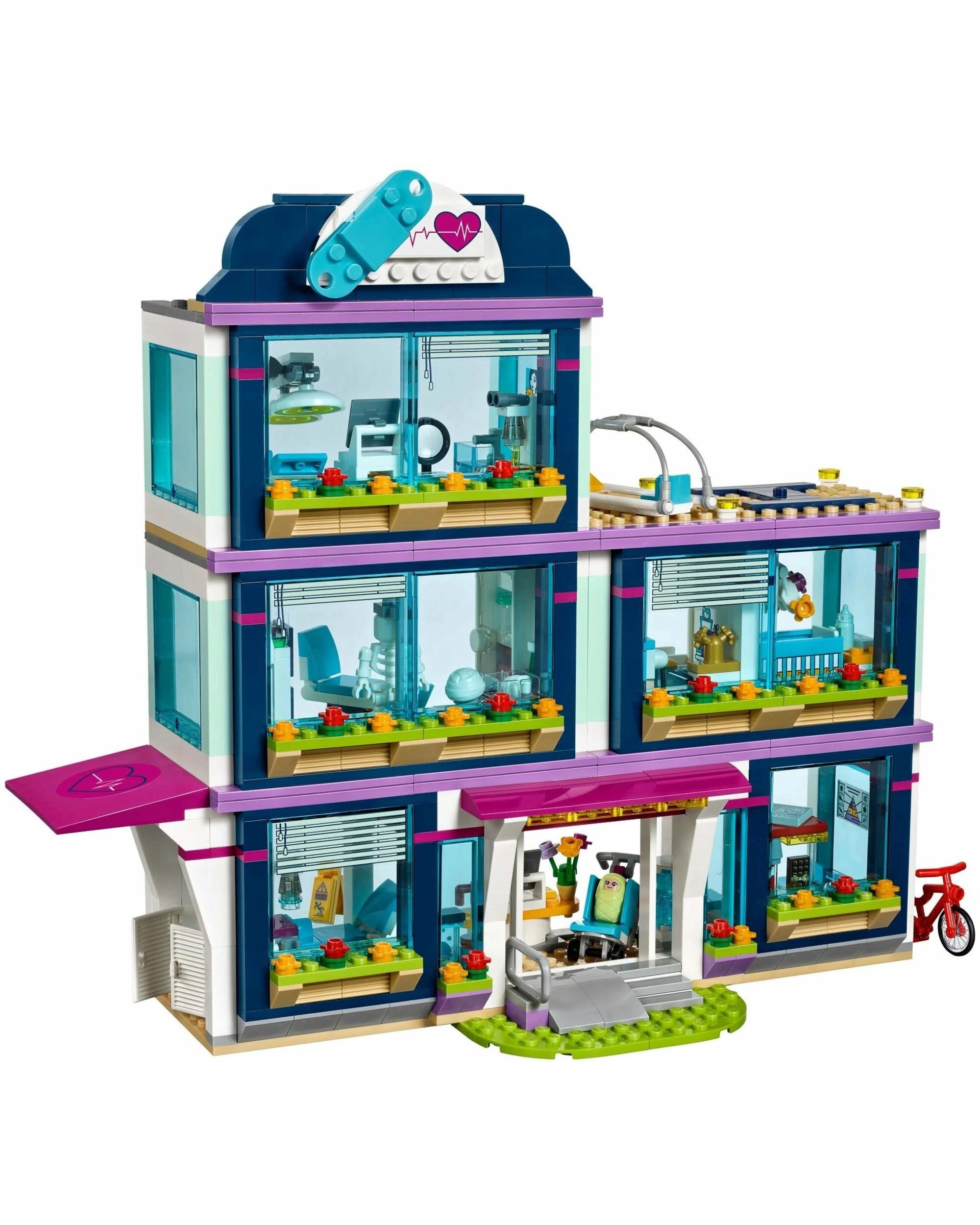 3 LEGO 41318 Heartlake Hospital: Doctor Playset with Ambulance & Helicopter, 3 of 5