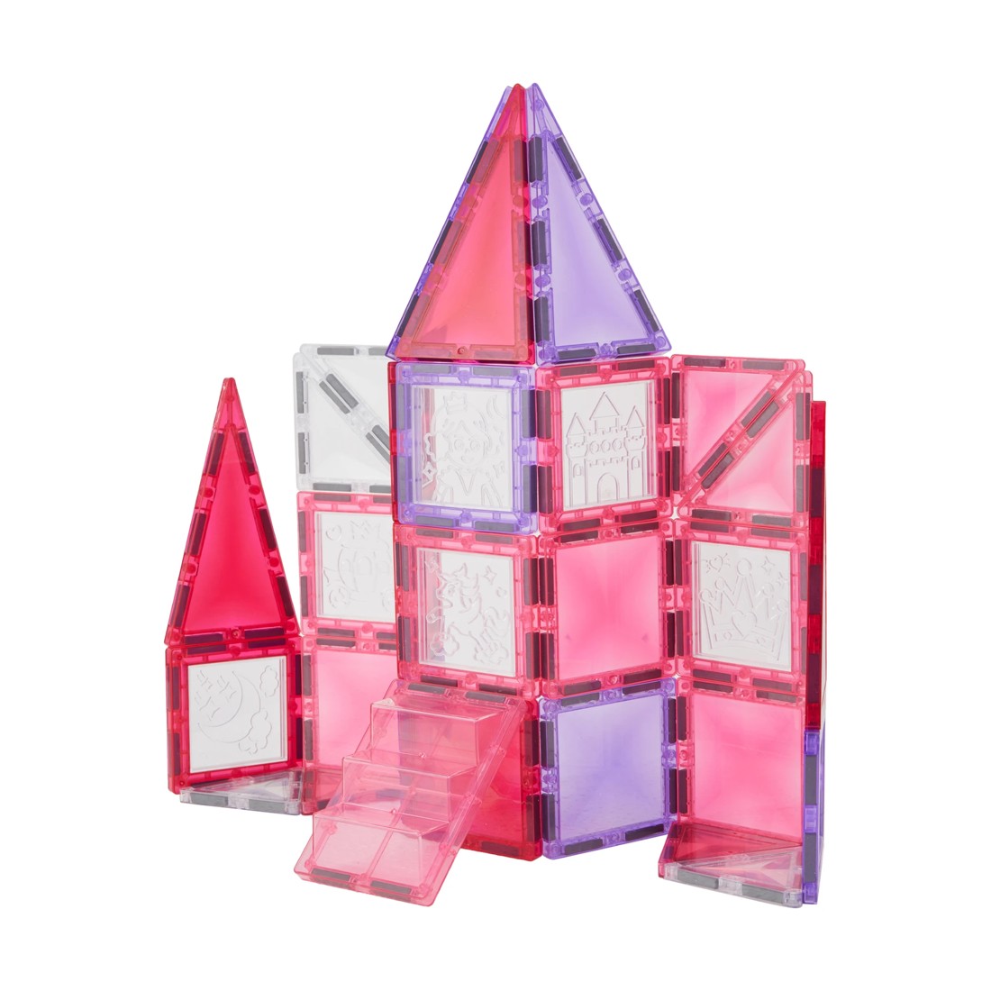 1 47 Piece Magnetics Paint Your Own Castle Playset, 1 of 10