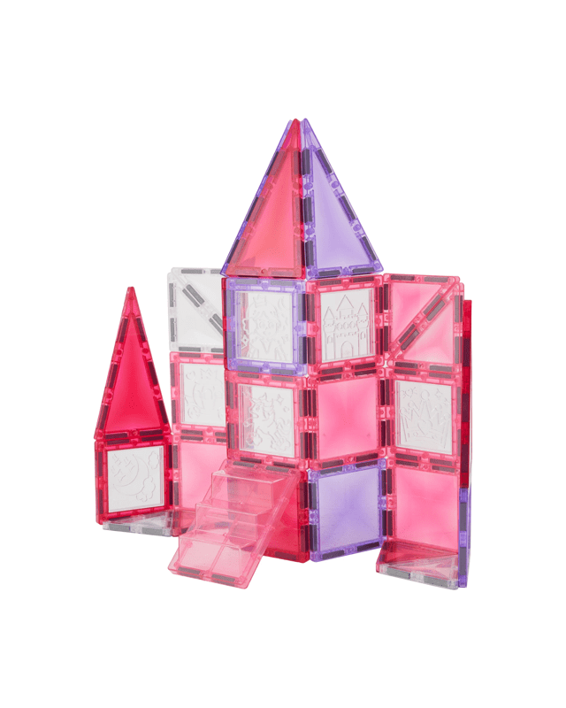 47 Piece Magnetics Paint Your Own Castle Pla