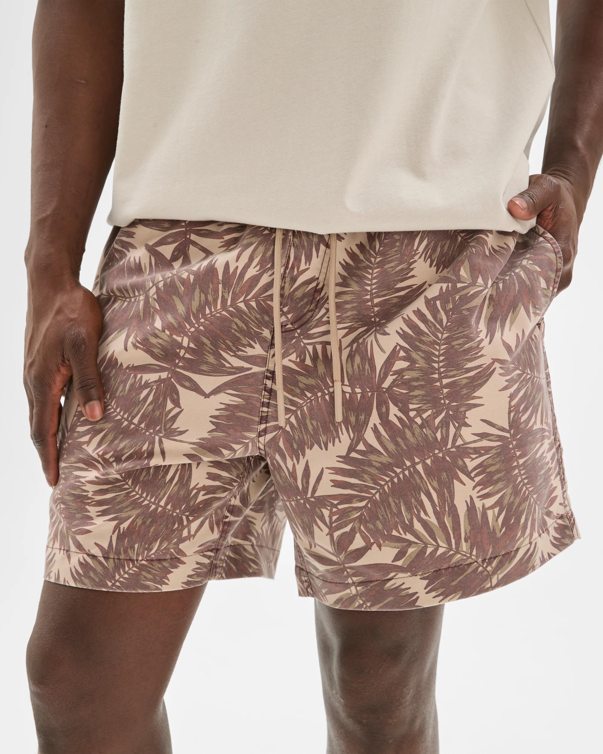 5 Commons Printed Swim Shorts CHOC FERN, 5 of 6