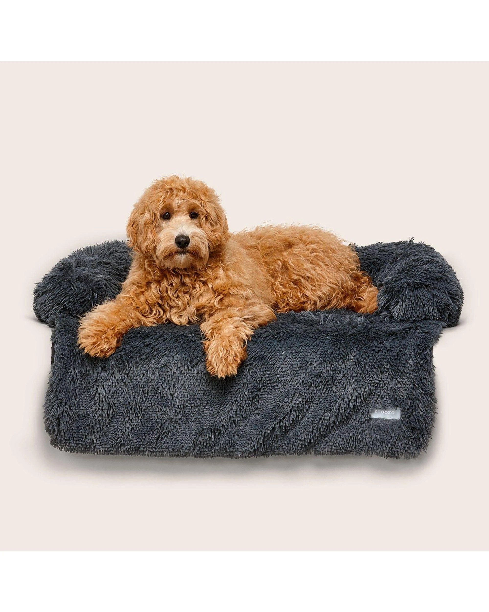 5 Snooza Sofa Buddy Dog Sofa Blanket Cosy Bed Smoke Medium/Large, 5 of 5