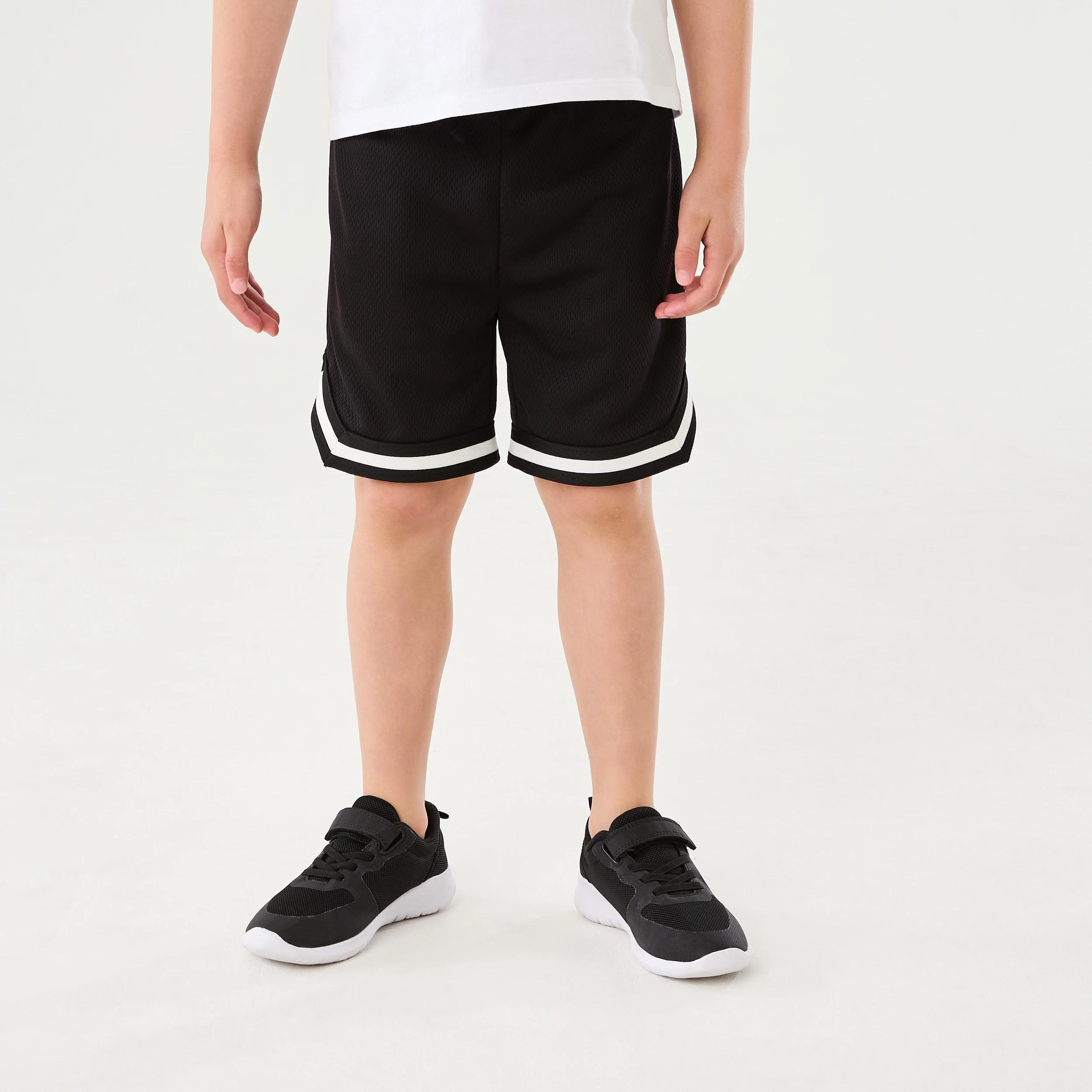 1 Mesh Basketball Shorts BLACK, 1 of 6