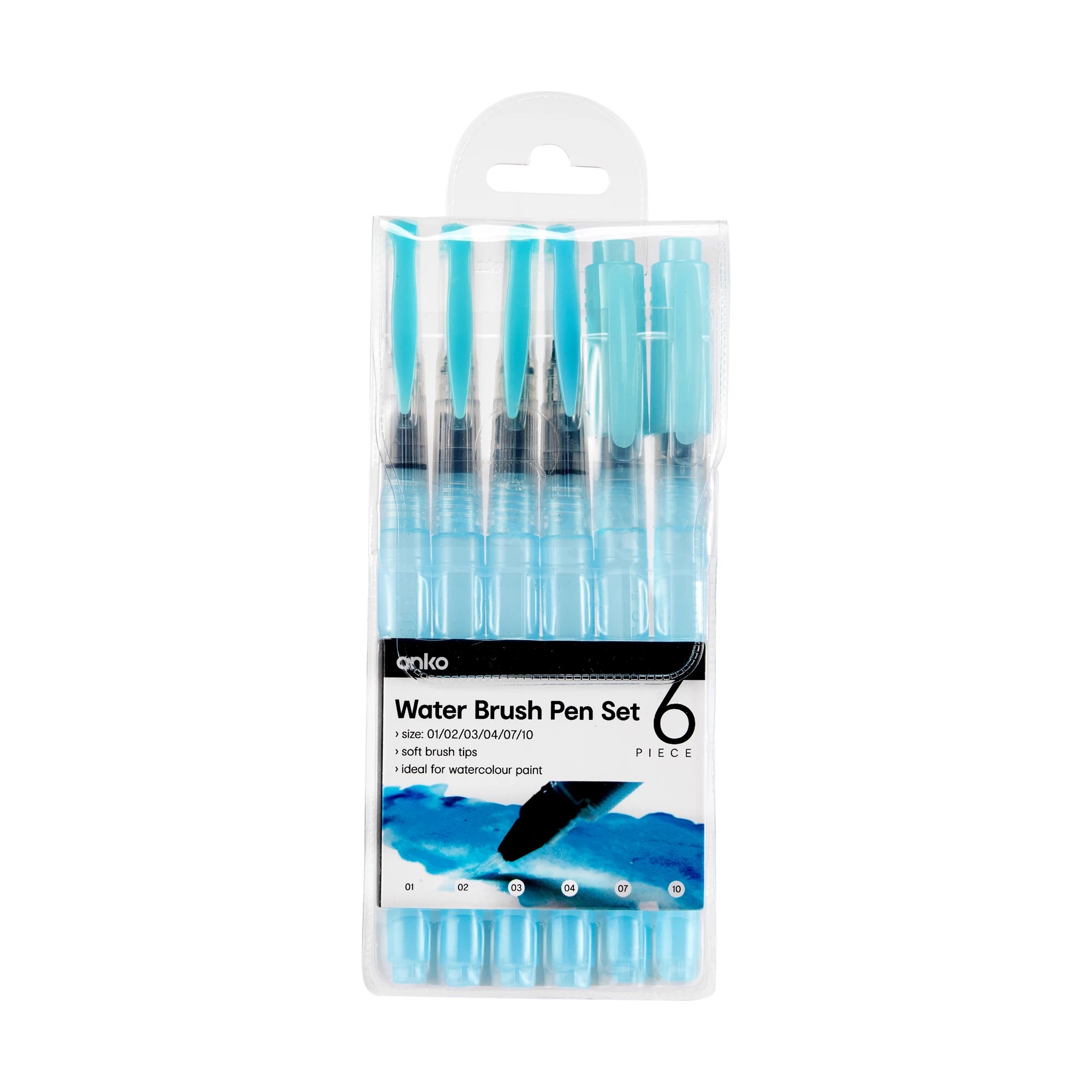 1 6 Piece Water Brush Pen Set, 1 of 5