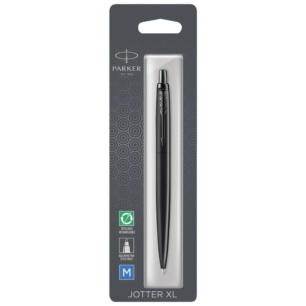 3 Parker Jotter XL Ballpoint Pen Black, 3 of 7