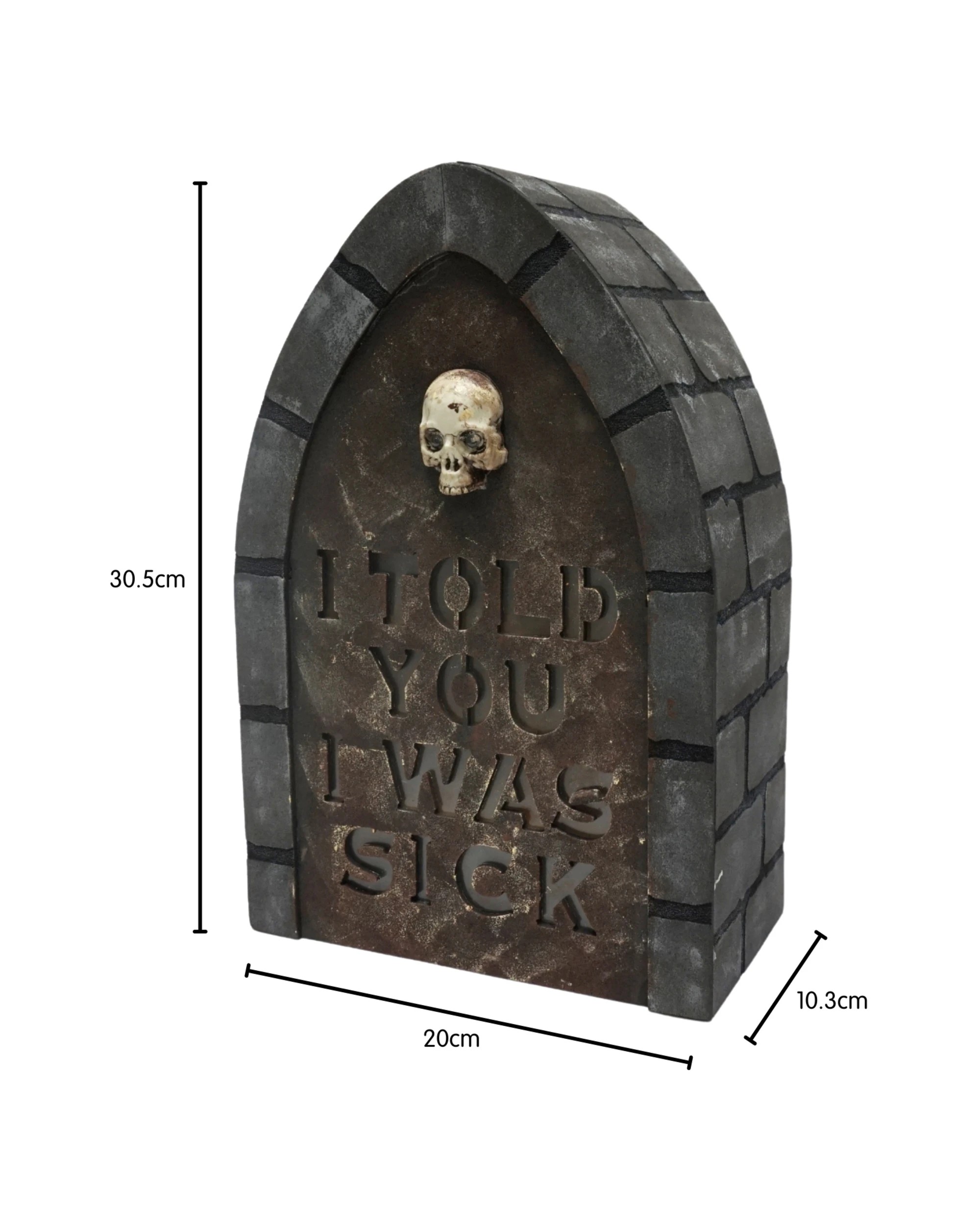 3 Uncle Bills LED Light Up Cemetery Tombstone With Sound - Multi, 3 of 4
