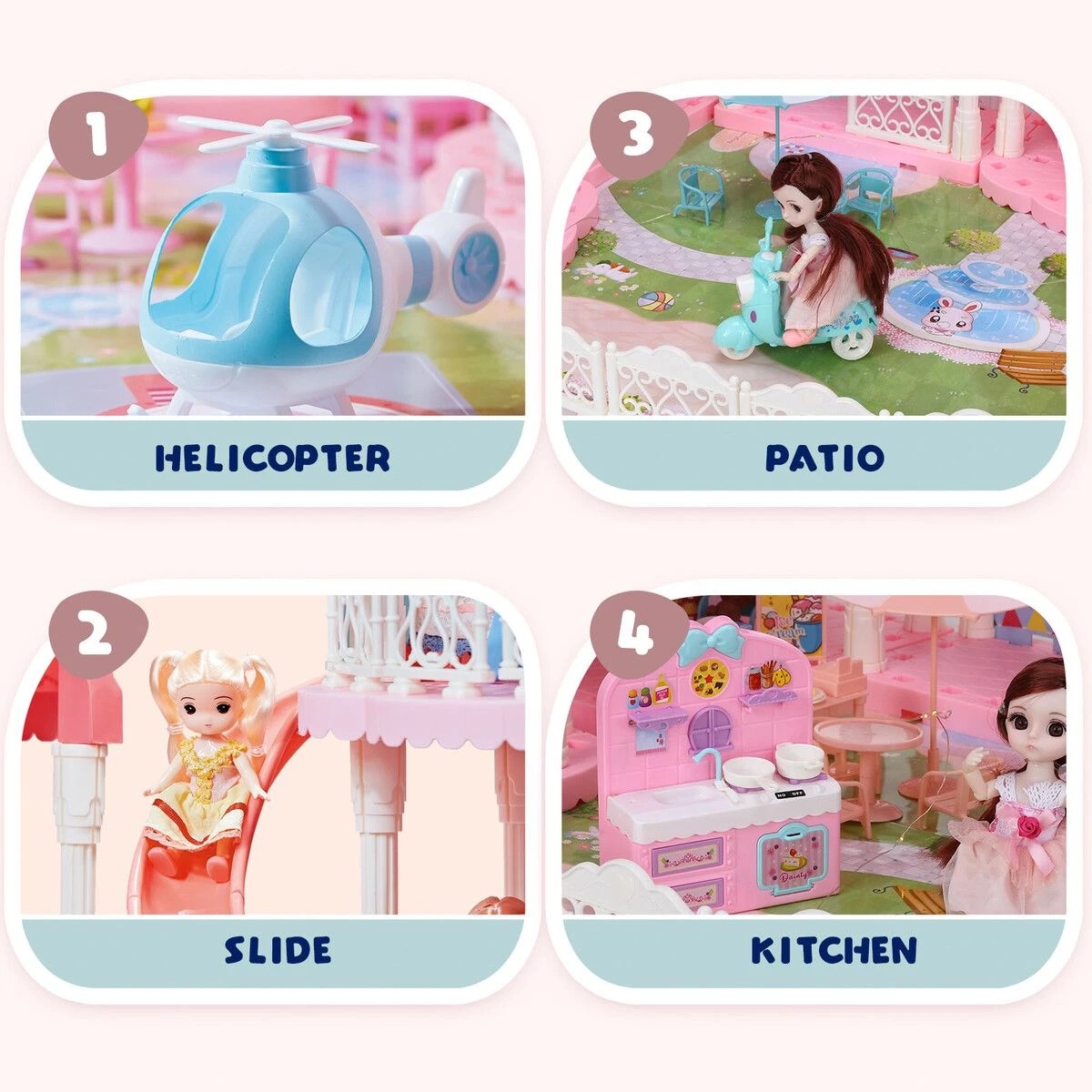 3 AUSWAY Doll House Dream Play Furniture, 3 of 5