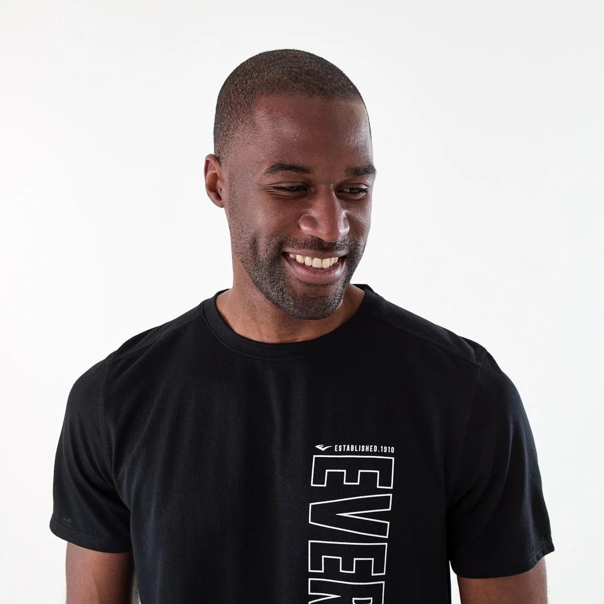 4 Everlast Mens Mesh T-shirt EVERLAST BLACK, 4 of 7