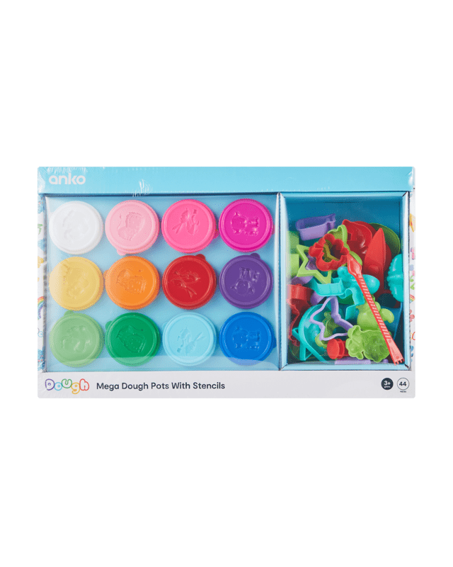 44 Piece Mega Dough Pots with Sten