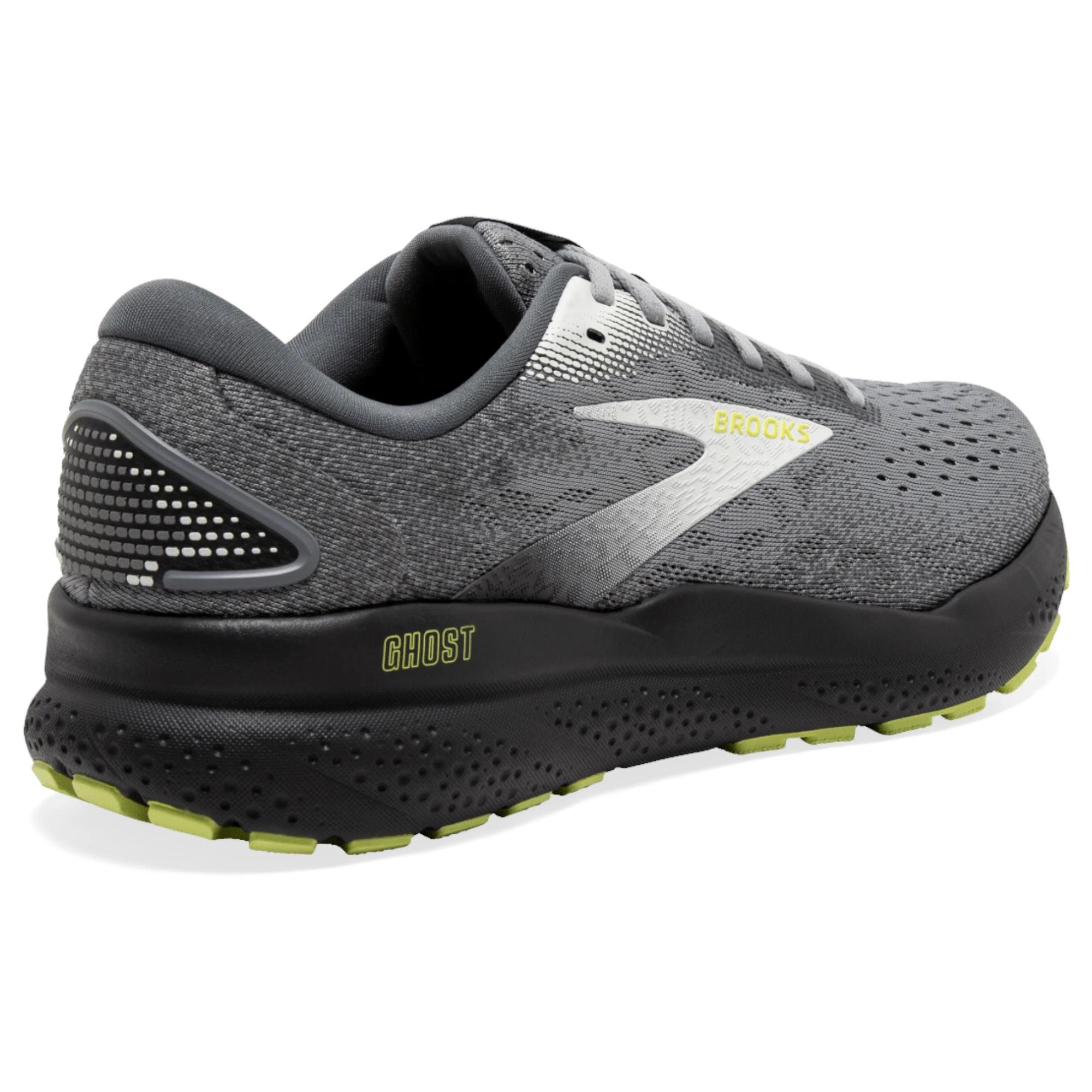 1 Brooks Mens Ghost 16 Athletic Running Shoes PRIMER/GREY/LIME, 1 of 7
