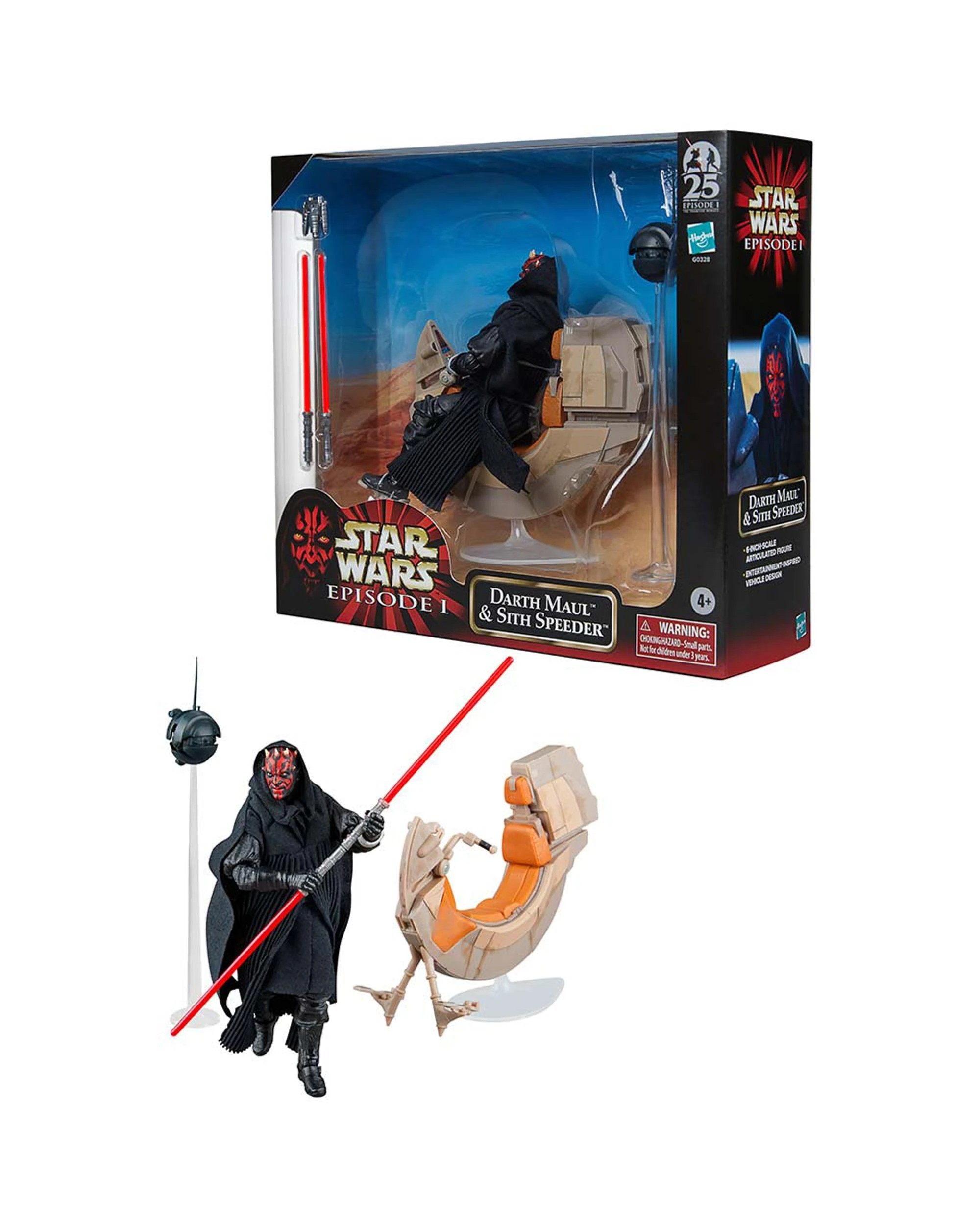 4 STAR WARS The Black Series Darth Maul and Sith Speeder, 4 of 9