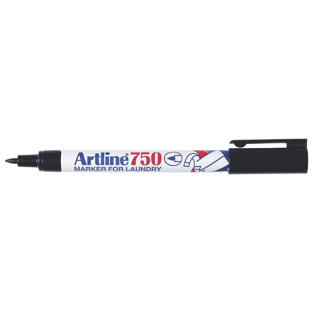 2 Artline 750 Laundry Marker Black, 2 of 3