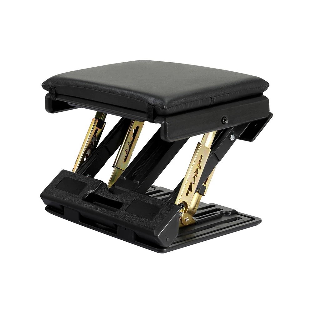 1 Artiss Foot Rest Stool Office Under Desk Fold Footrest Massage Cushion Pad - Black, 1 of 5