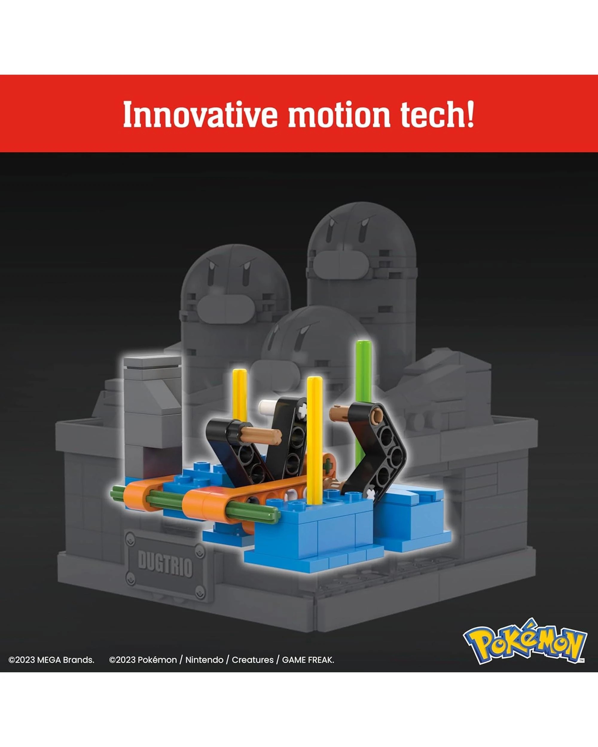 5 Mega Pokemon Mini Motion Dugtrio Building Set, 5 of 6