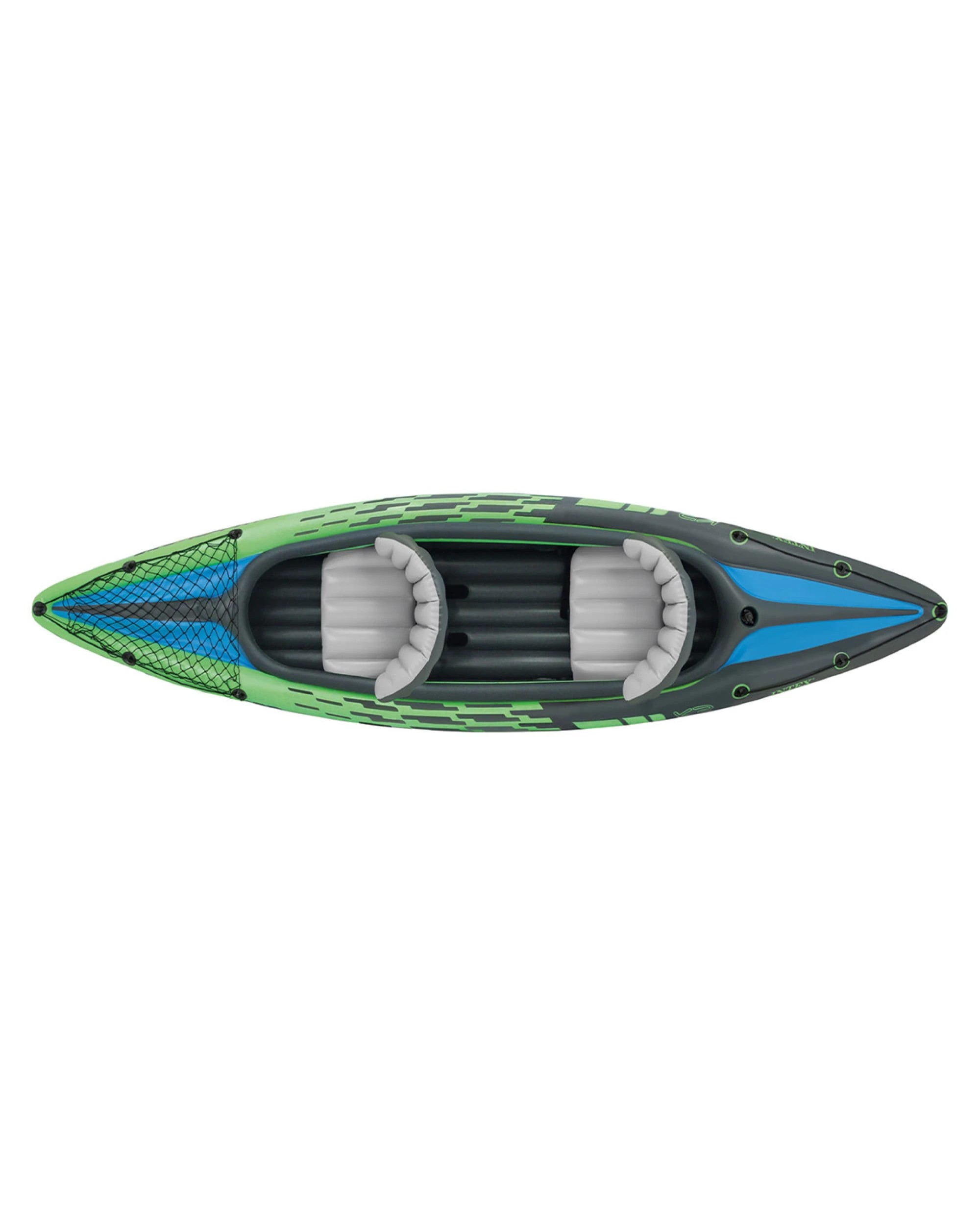 5 Intex Challenger K2 2 Seater Inflatable Kayak 68306NP - Green, 5 of 7