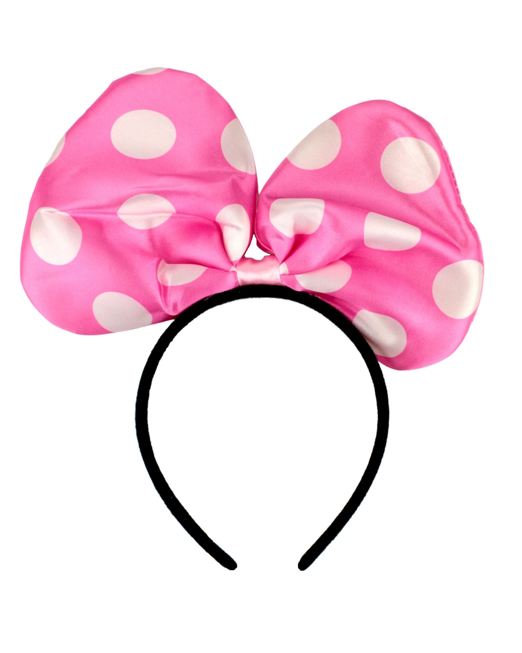 1 JD Party Polka Dot Bow Headband - One Size - Pink, 1 of 1