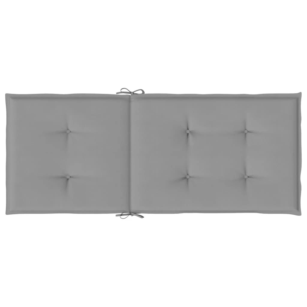 5 vidaXL Garden Highback Chair Cushions 6 Pcs Fabric - Grey, 5 of 7