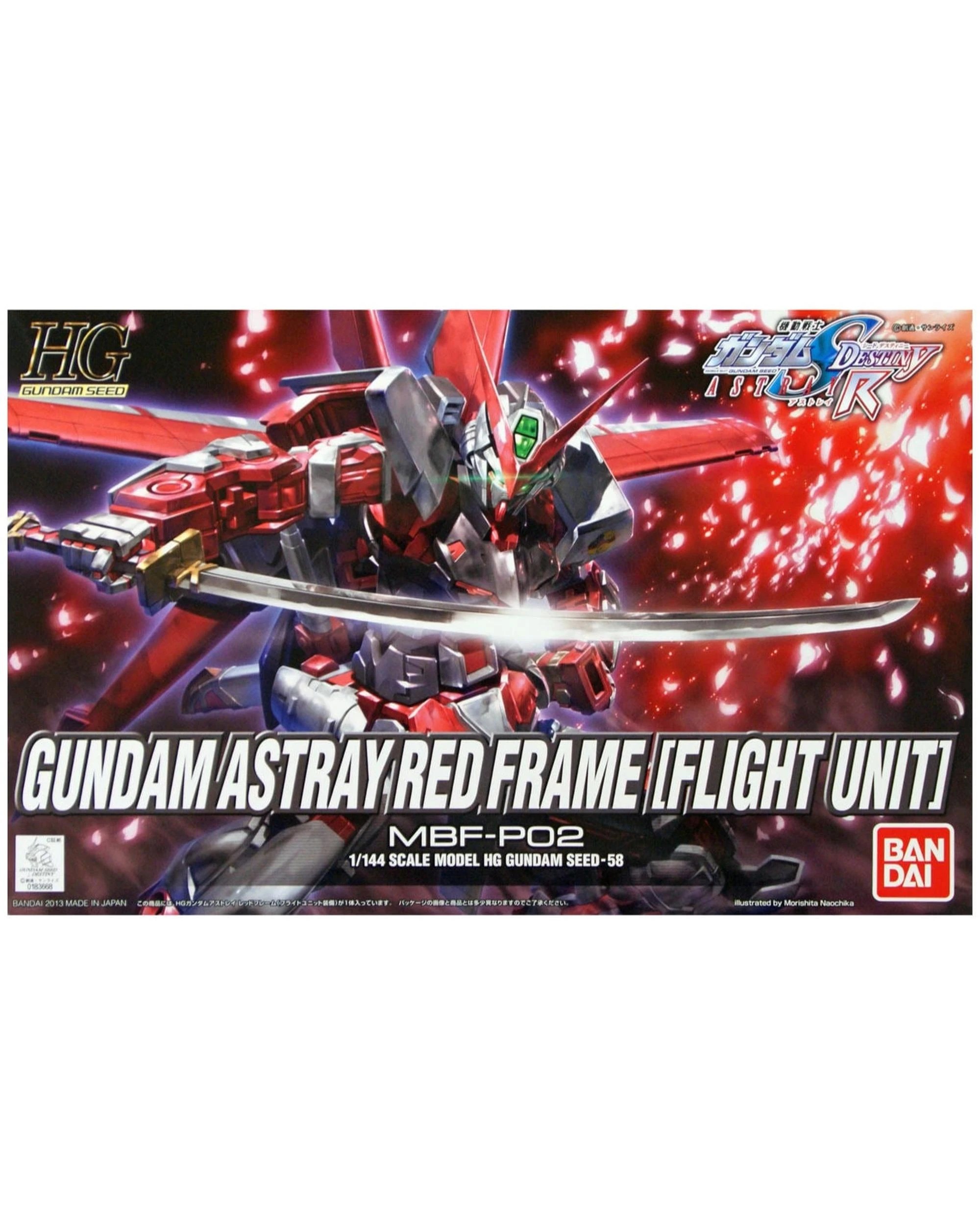 1 Bandai Gundam HG Gundam Astray Red Frame - Flight Unit -  1/144 Model Kit, 1 of 4
