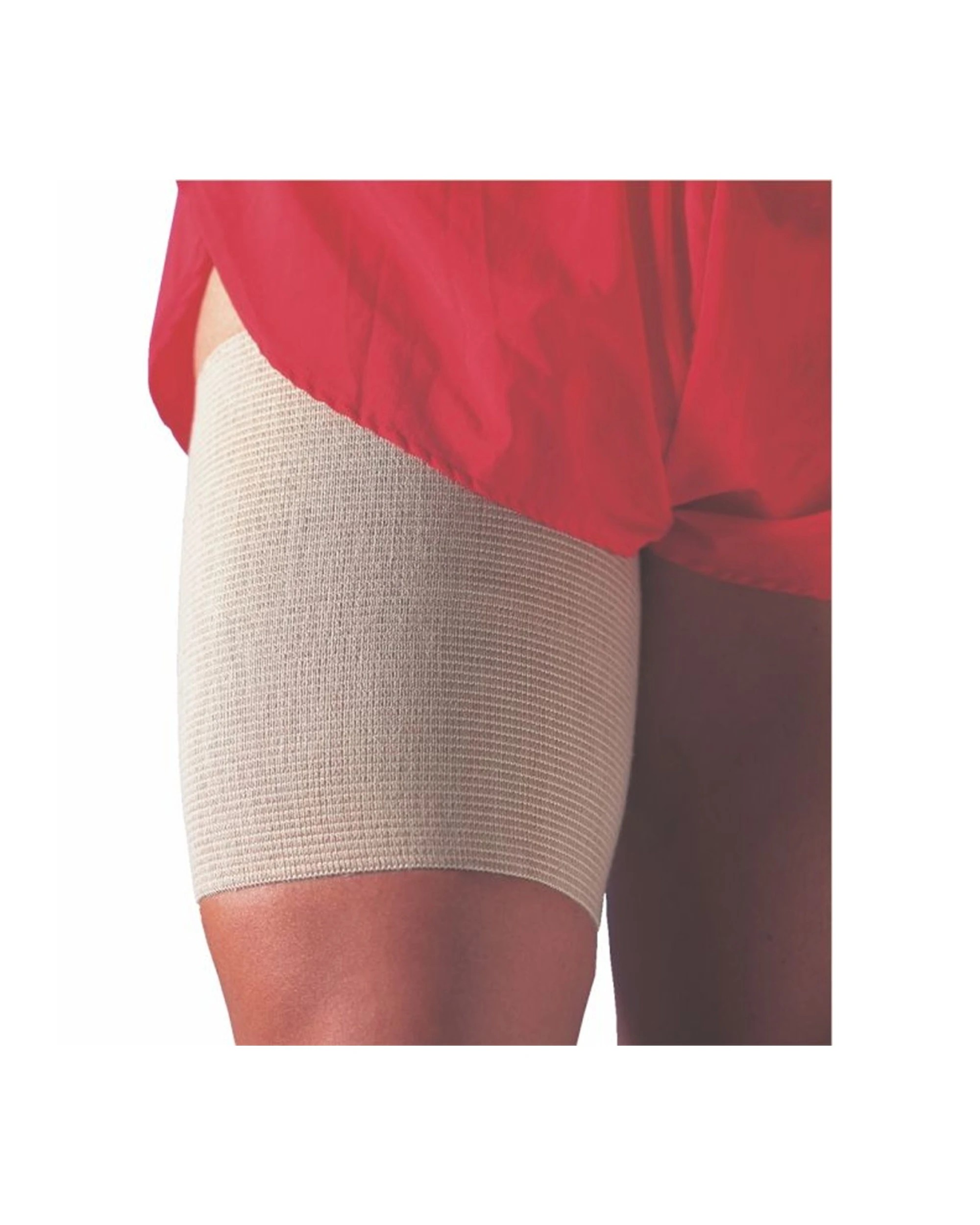 1 Bodyassist Thigh Support Compression Sleeve Medical Grade Elastic XLarge - Beige - Beige, 1 of 1