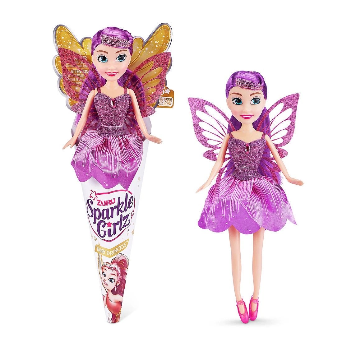 5 Sparkle Girlz Fairy Cone Doll by ZURU - Assorted* - Pink, 5 of 10