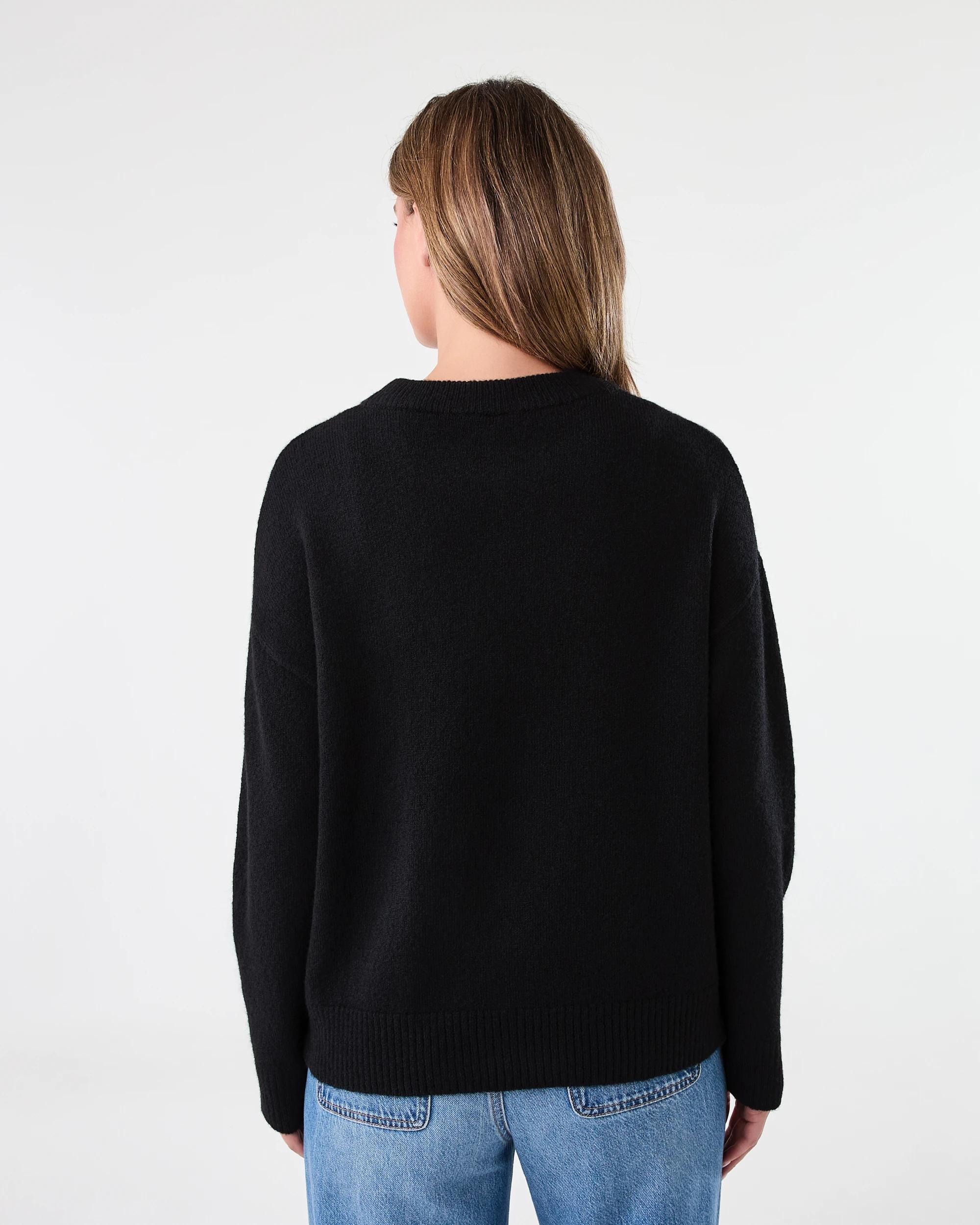 3 Relaxed Jumper Black, 3 of 7