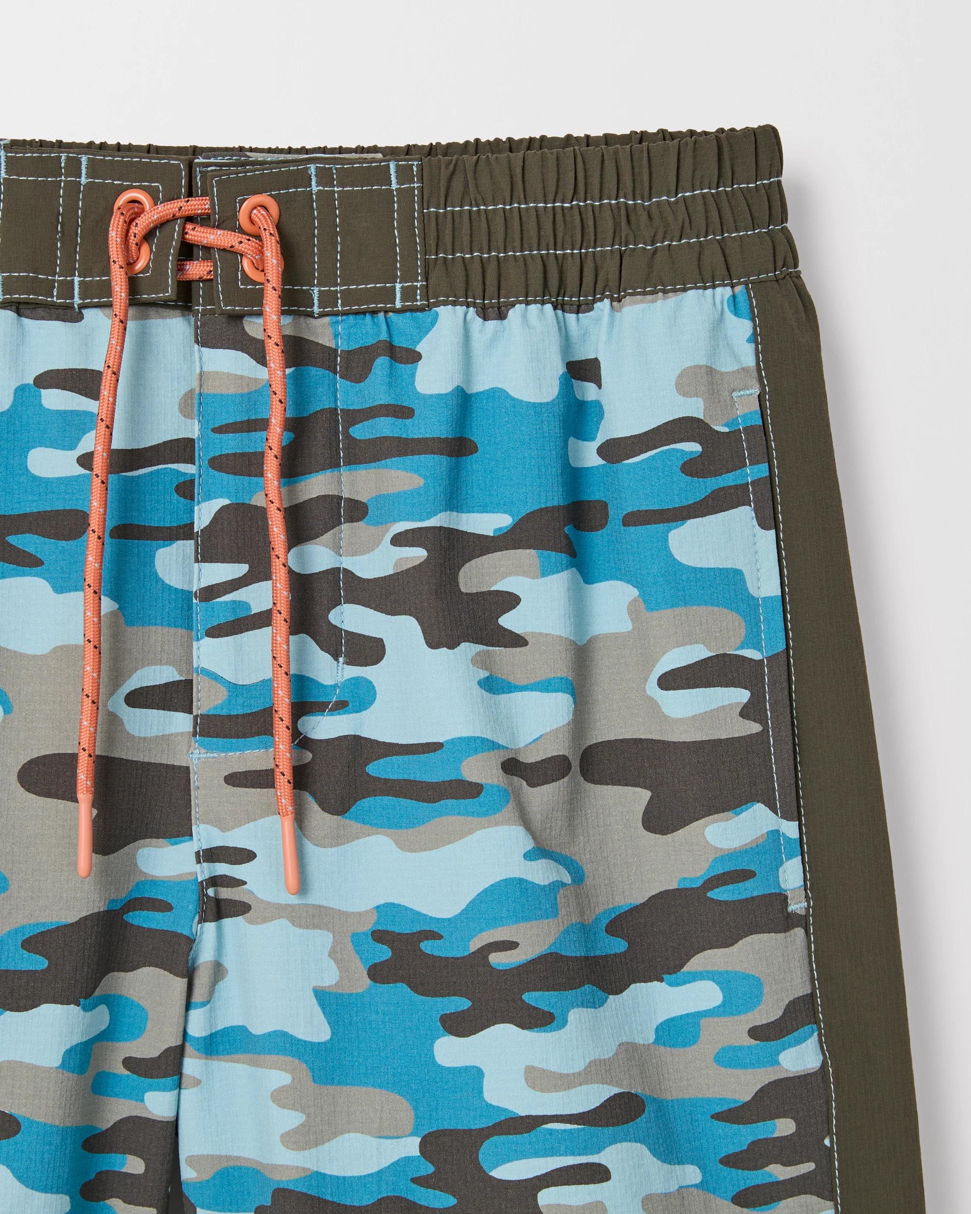 2 Target Kids Structured Waist Boardshorts GREEN CAMO, 2 of 2