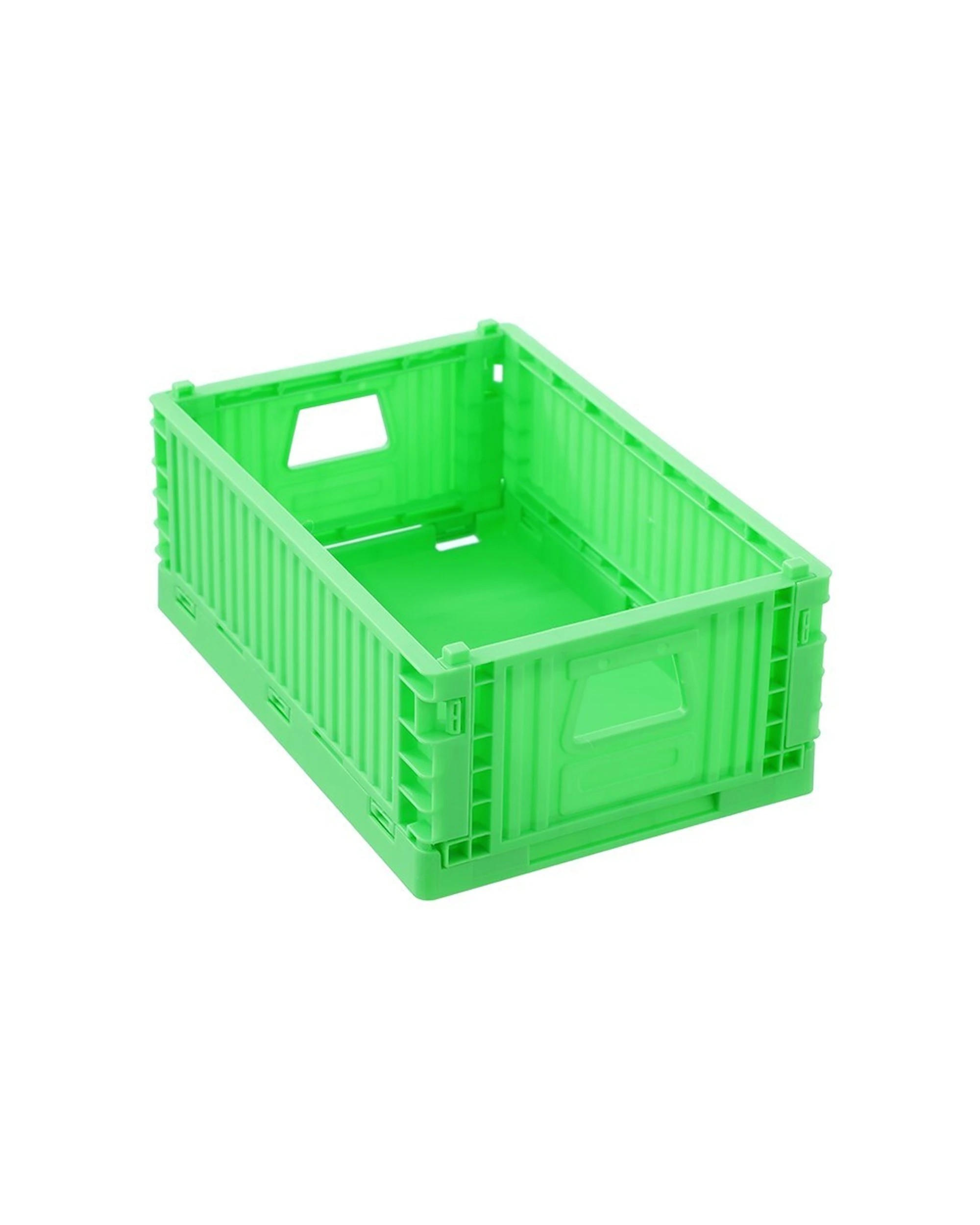3 Boxsweden 21x14cm Foldaway Crate Storage - Collapsible - Stackable - Assorted, 3 of 8