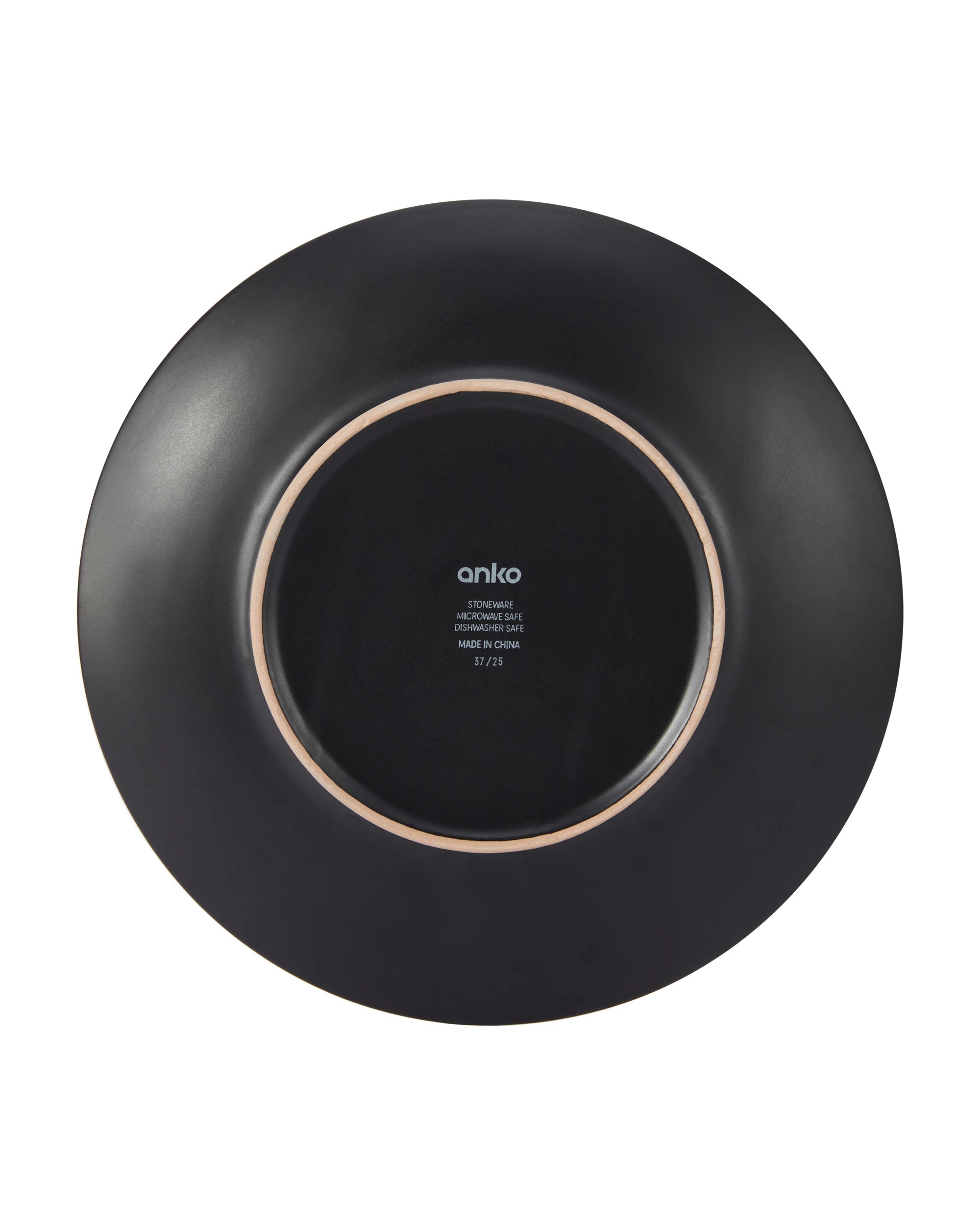 4 Matte Black Dinner Plate, 4 of 4