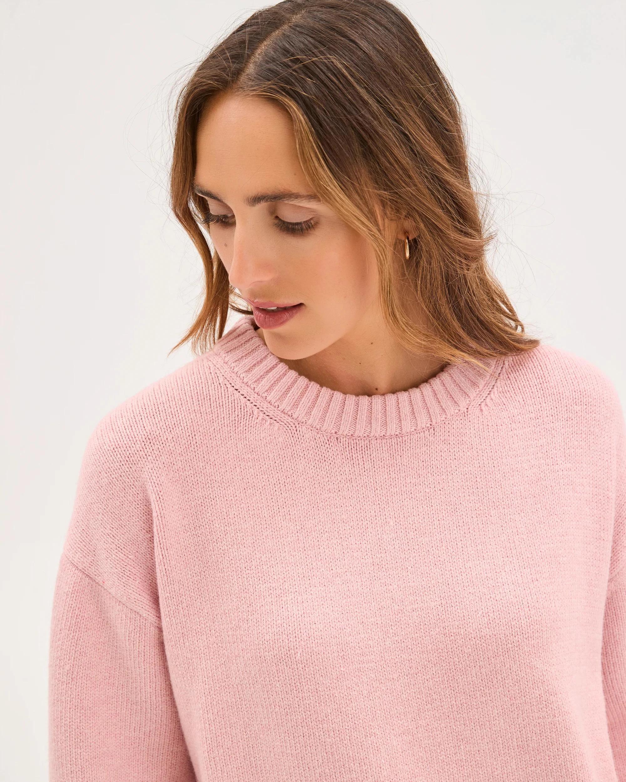 6 Target Woman Australian Cotton Blend Oversized Jumper FAIRY FLOSS, 6 of 8