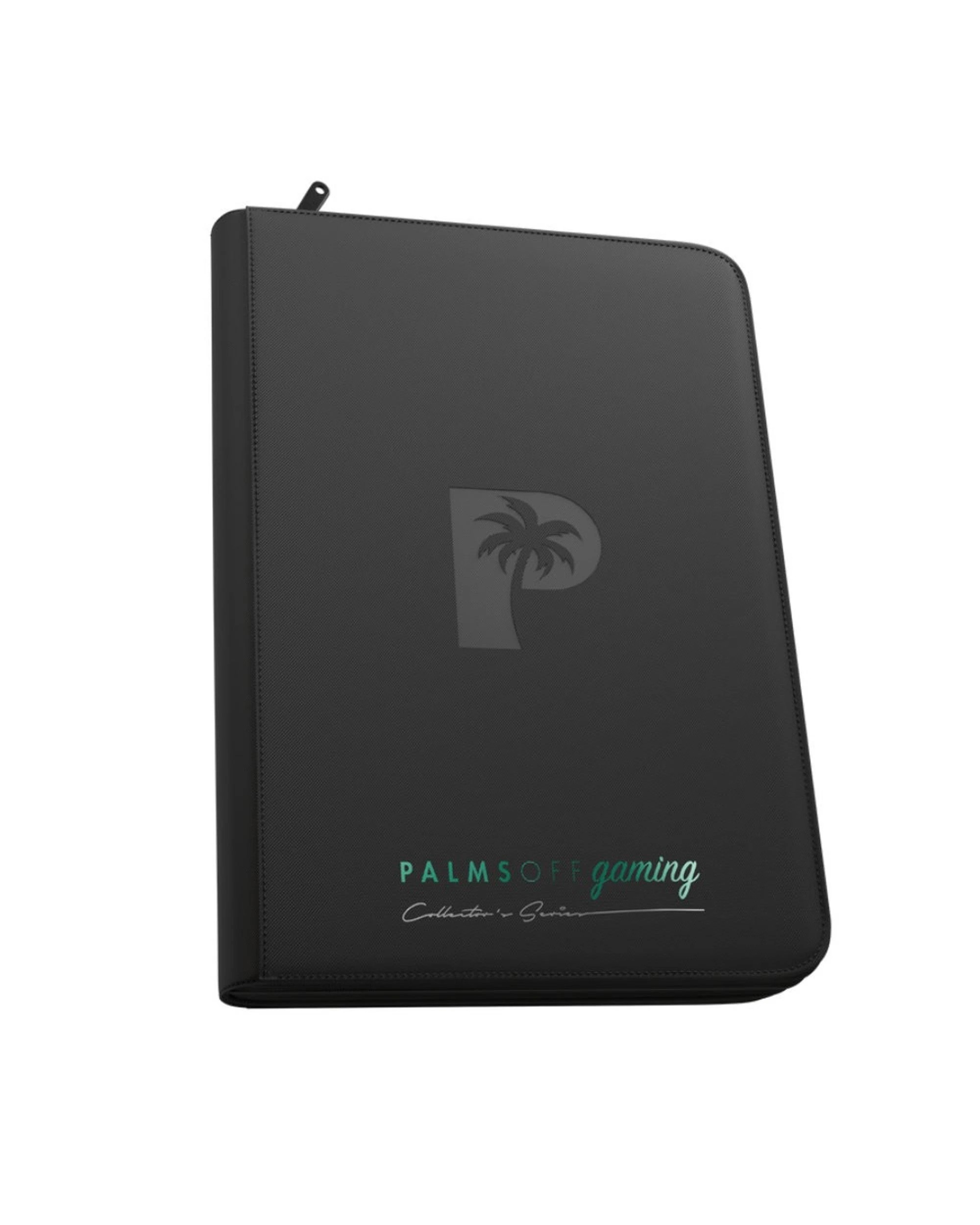 1 Palms Off Gaming Collector's Series Top Loader 9 Pocket Zip Binder - Black, 1 of 8