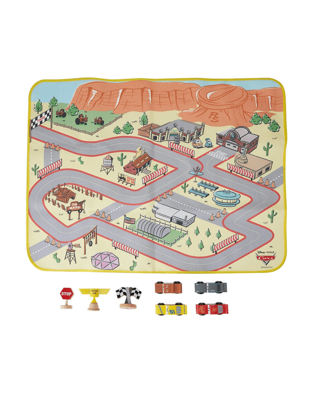 8 Piece Disney Pixar Cars Wooden Playmat
