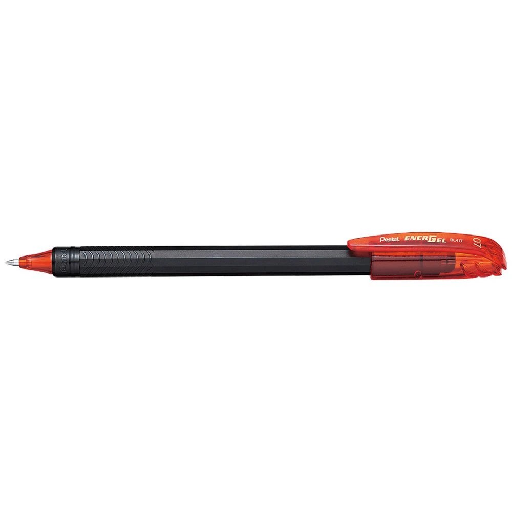 1 Pentel EnerGel BL417 Pen 0.7mm Orange, 1 of 1