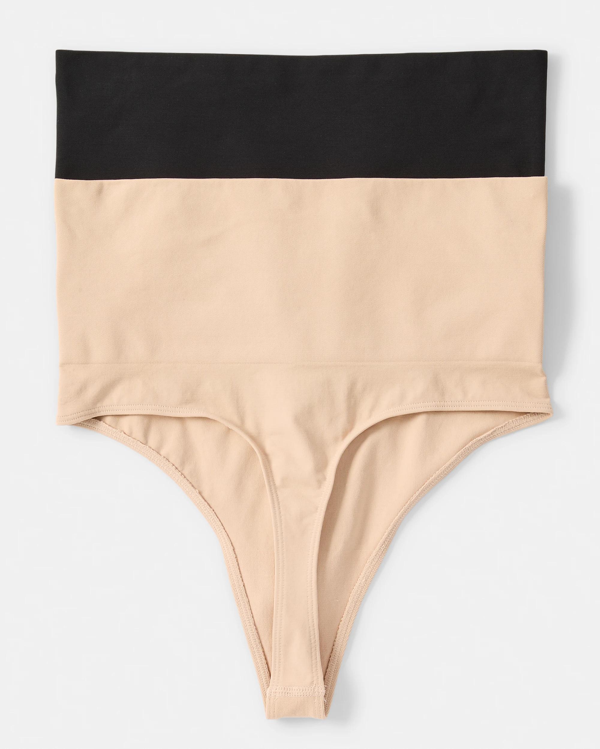 2 2 Pack Smoothing G-String Briefs Blk Ssb, 2 of 7