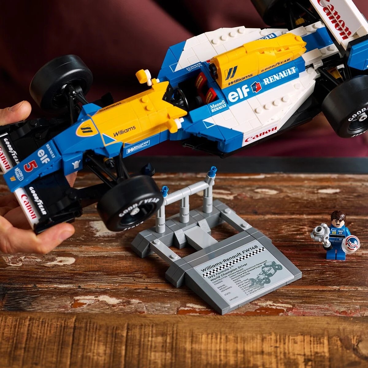 8 LEGO Icons Williams Racing FW14B & Nigel Mansell 10353, 8 of 10