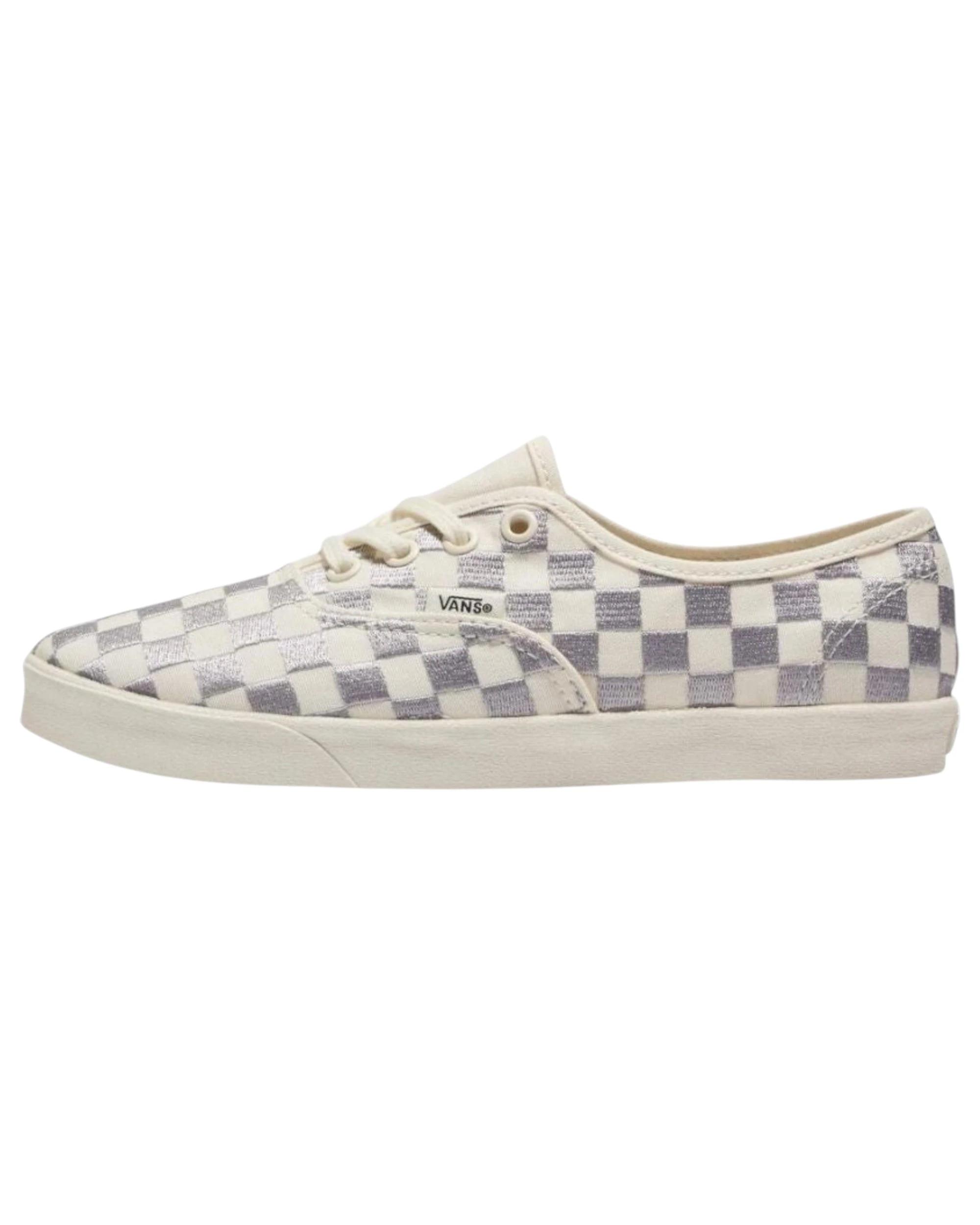3 Vans Mens Authentic Lowpro Shoes Embroidered Check Lunar Rock EMBROIDERED CHECK LUNAR ROCK, 3 of 4