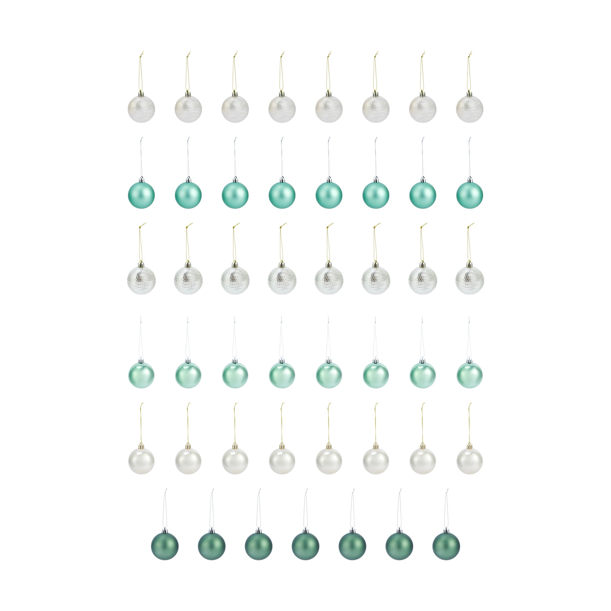 2 47 Pack 6cm Natural Baubles, 2 of 10