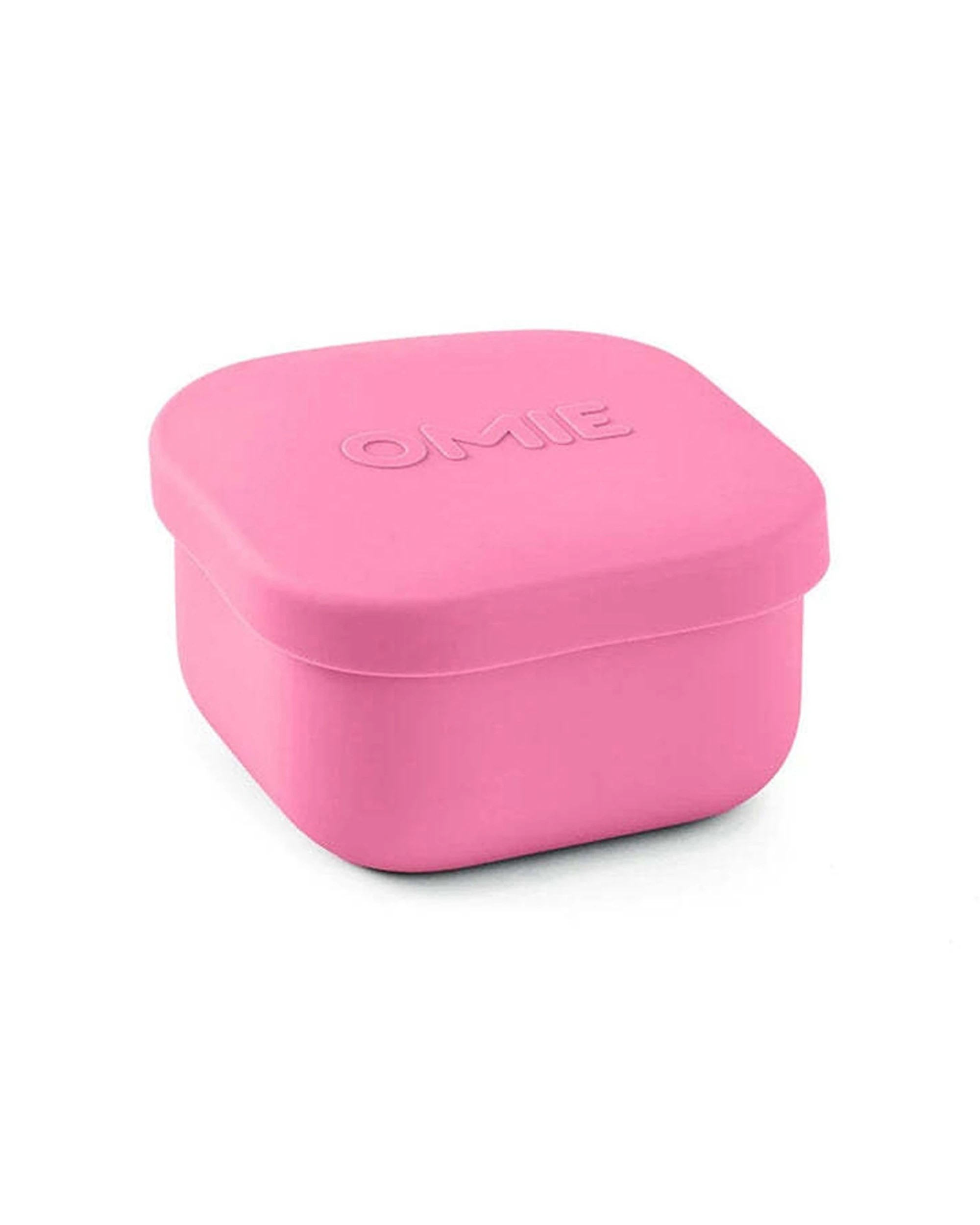 1 Omie Omiesnack 280ml 10cm Silicone Container Snack Storage - Pink, 1 of 1